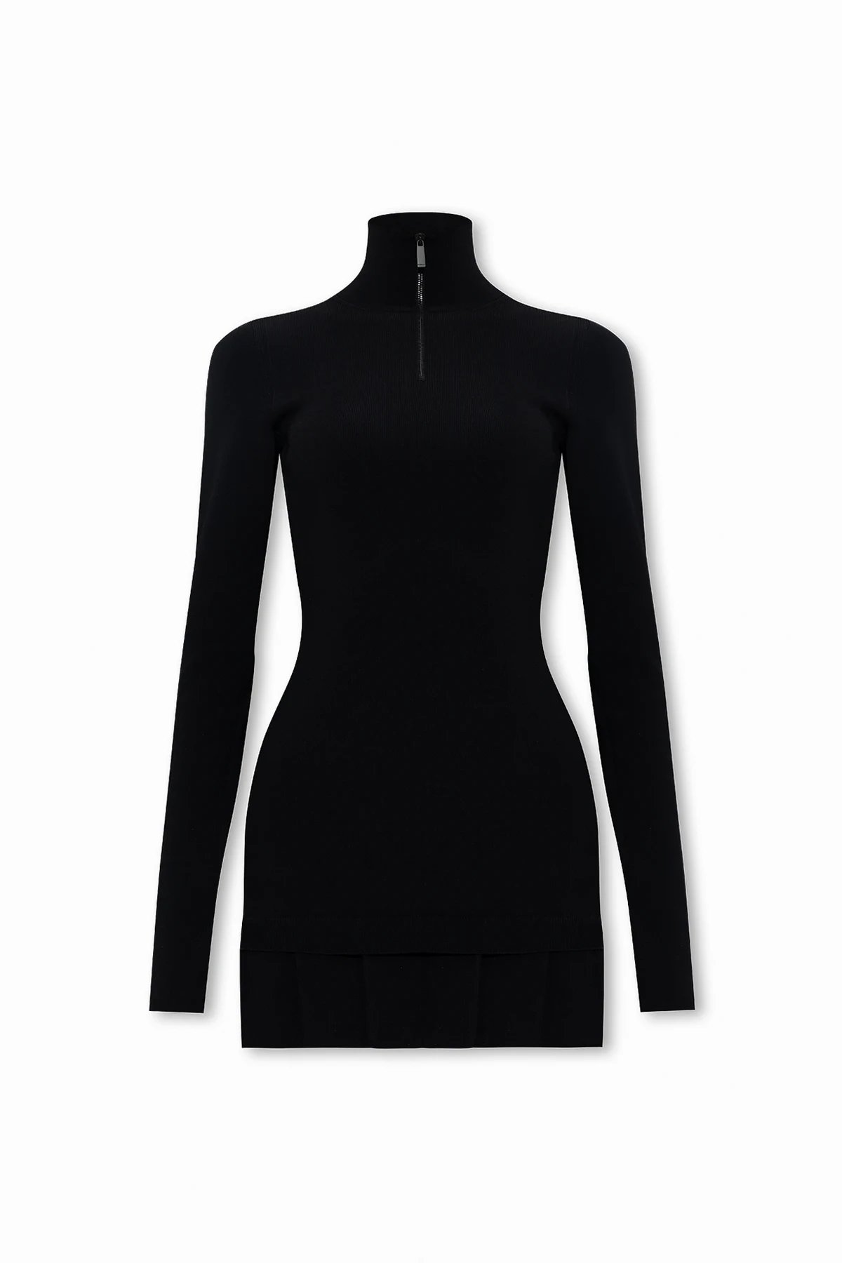 Dress with high neck