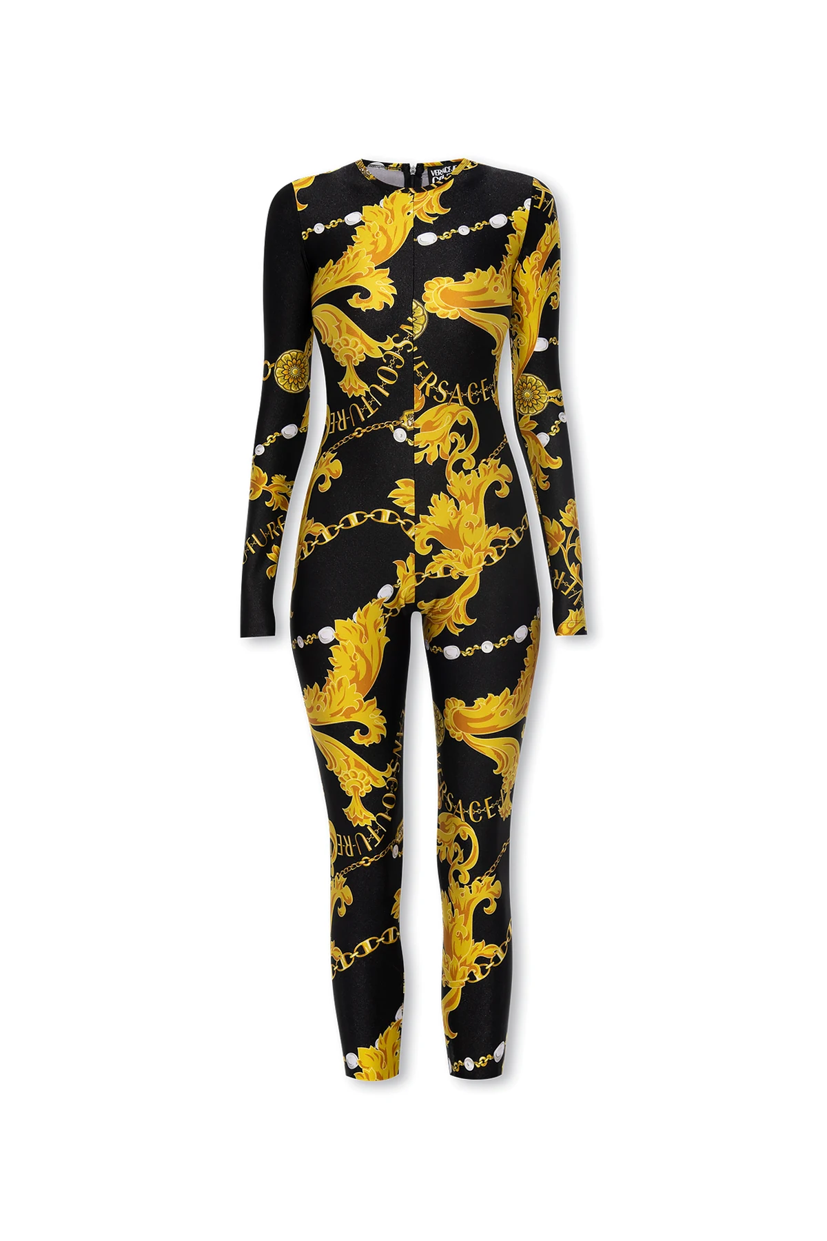 Jumpsuit with 'Chain Couture' pattern
