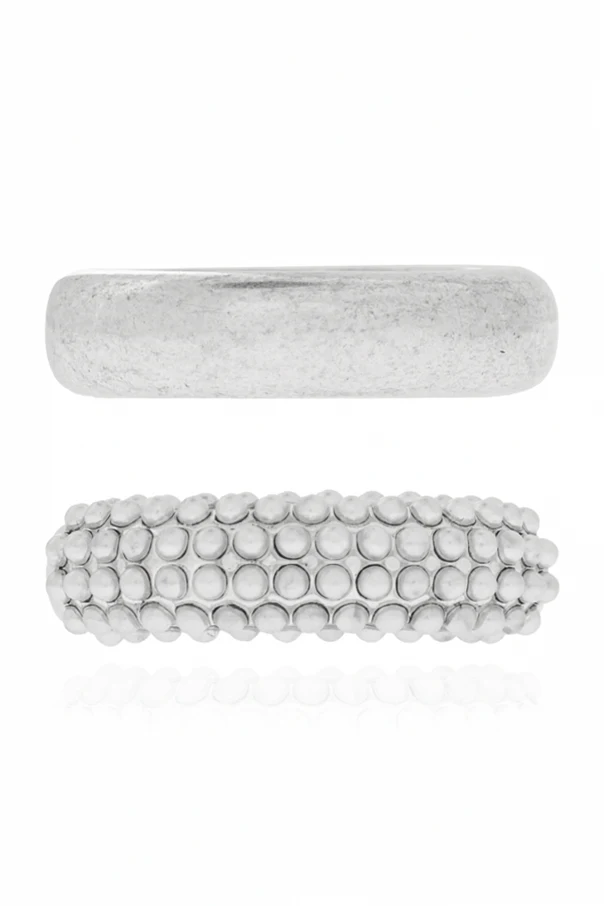 SILBER Set aus zwei verschiedenen Ringen
