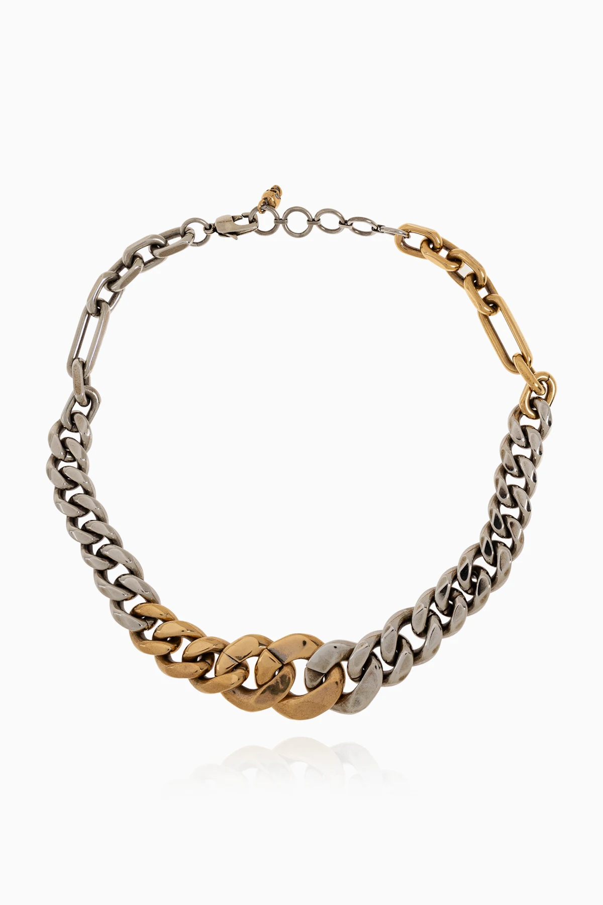 Mosiężny choker