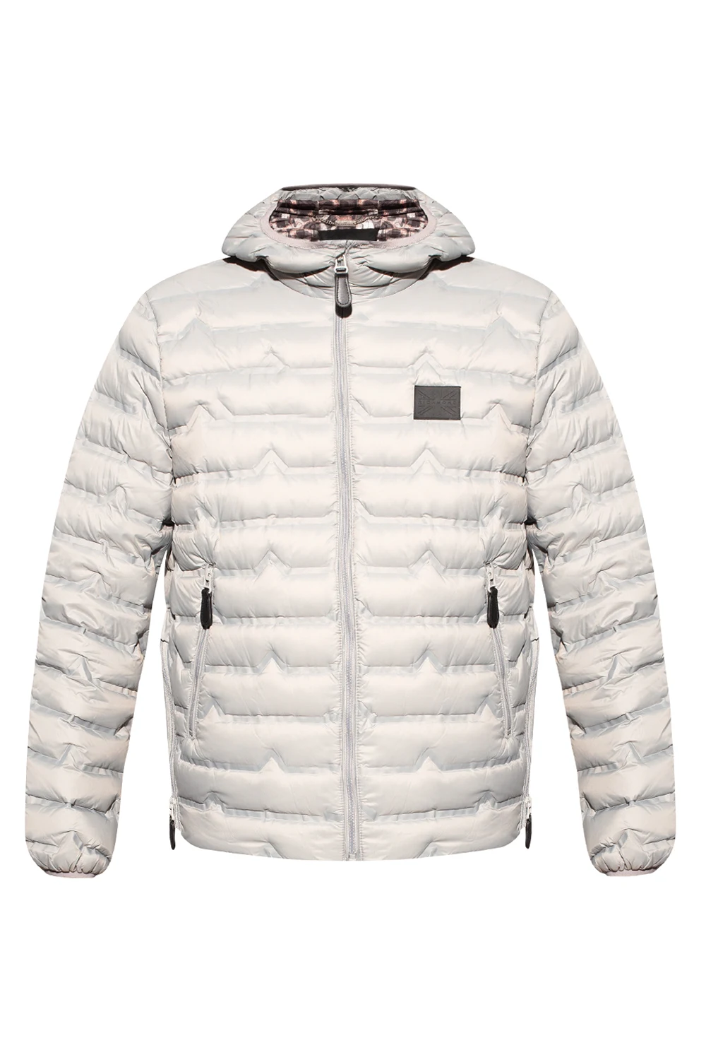 Down jacket with logo