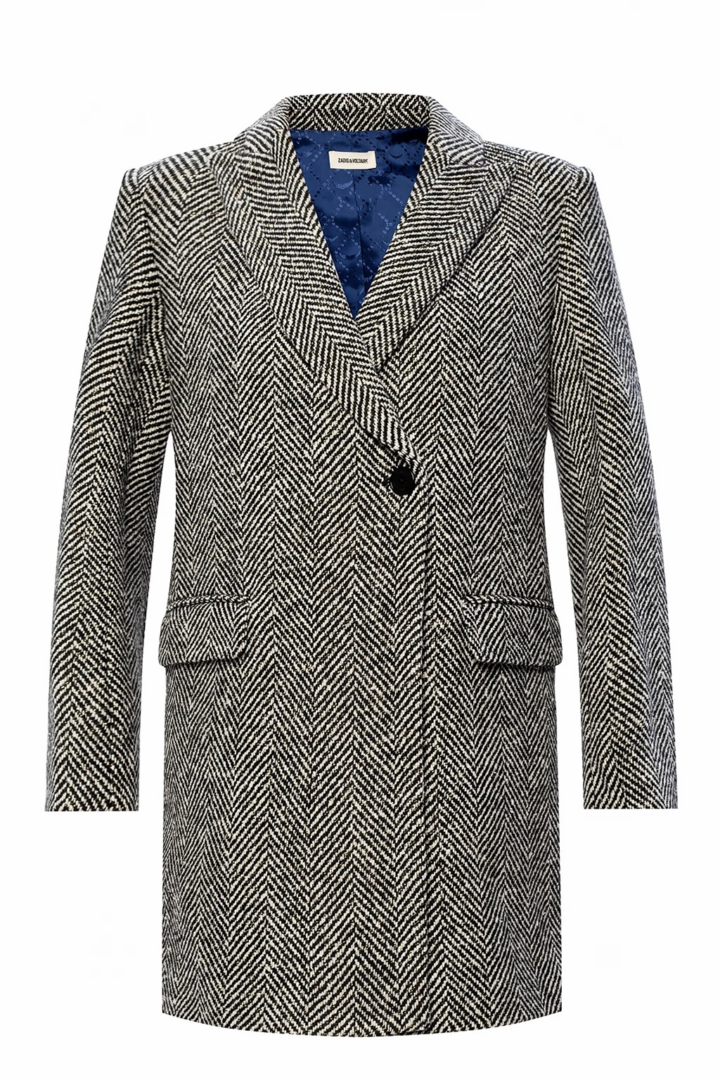 Coat with notched lapels