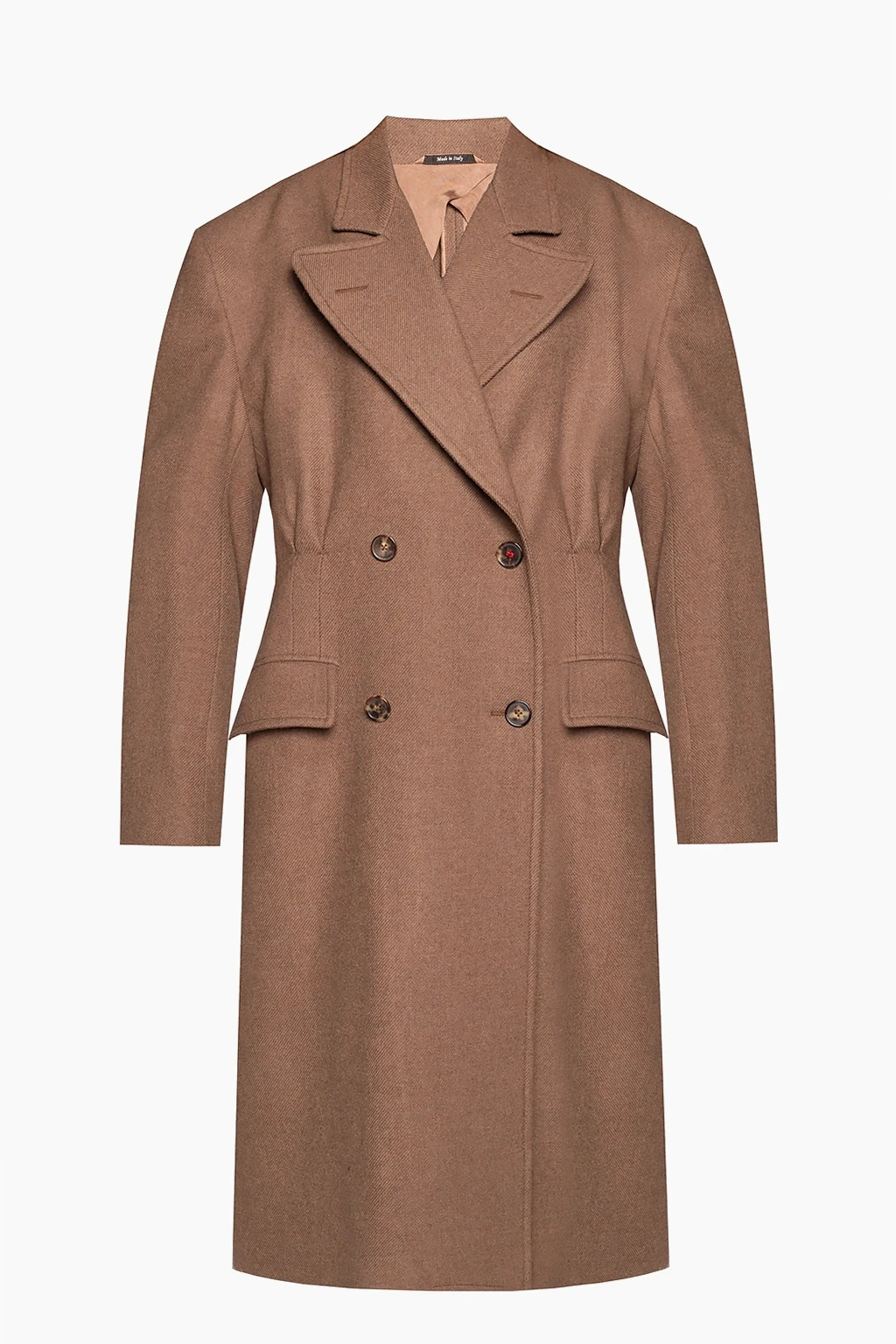 Płaszcz z otwartymi klapami