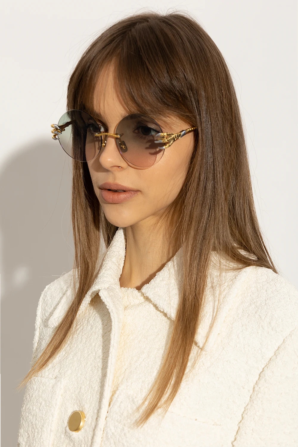 Okulary przeciwsłoneczne ‘The Claw & The Nest Round’