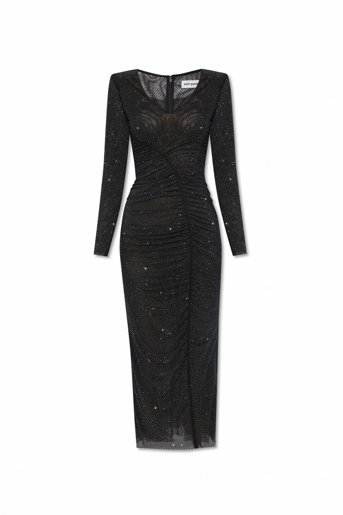 Dress with rhinestones