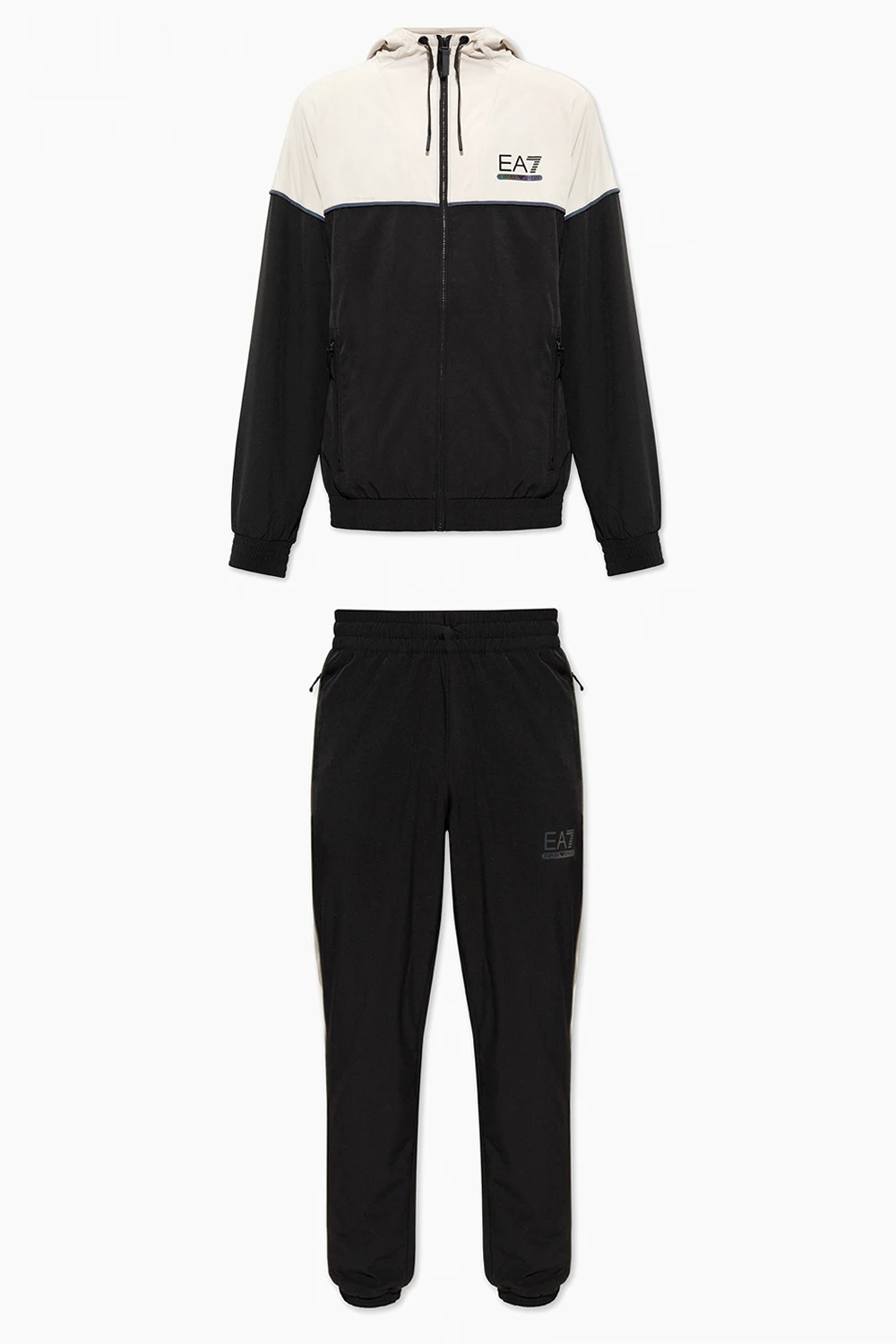 Komplet: kurtka z kapturem i spodnie dresowe