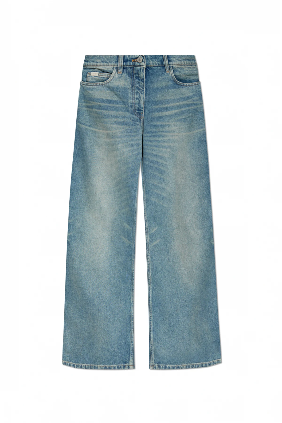 Jeansy z rozszerzanymi nogawkami