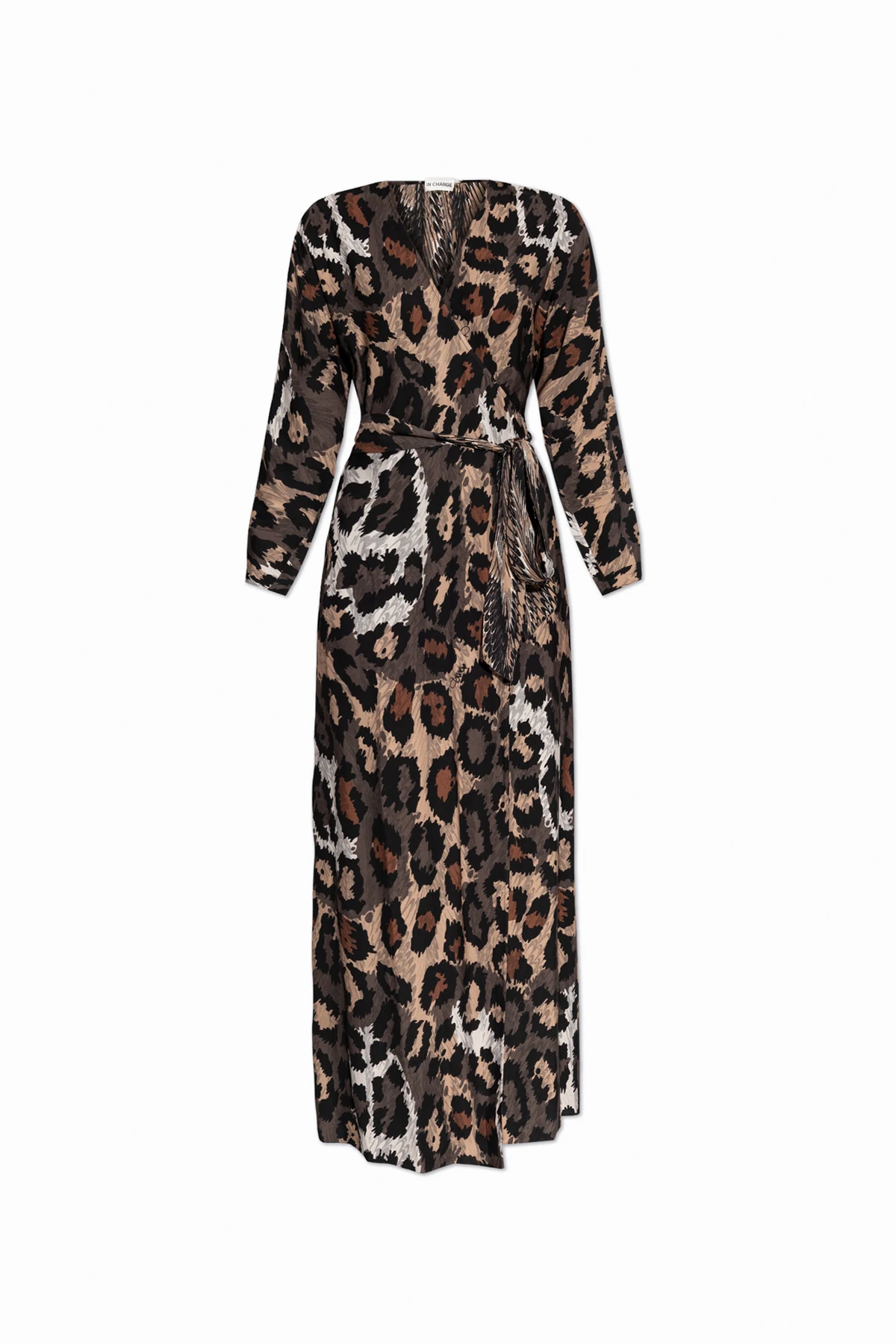 Dress with animal print