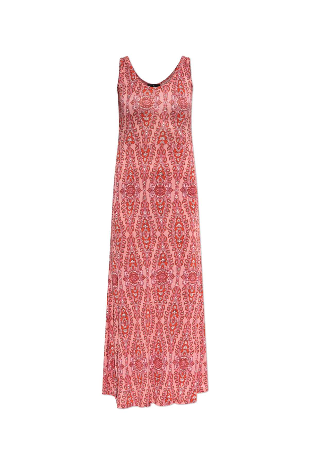 Strappy dress with decorative print