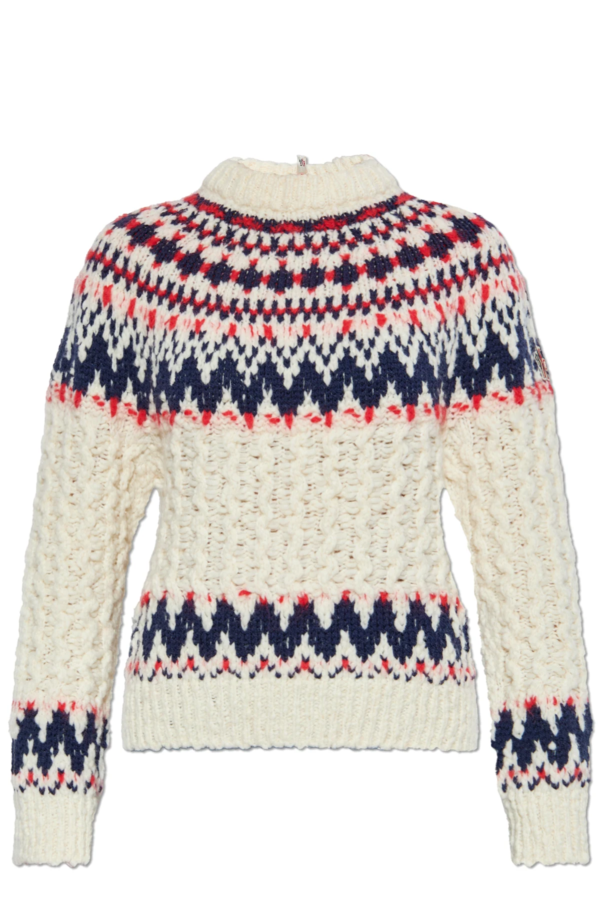 kremowy MONCLER GRENOBLE APRES - SKI