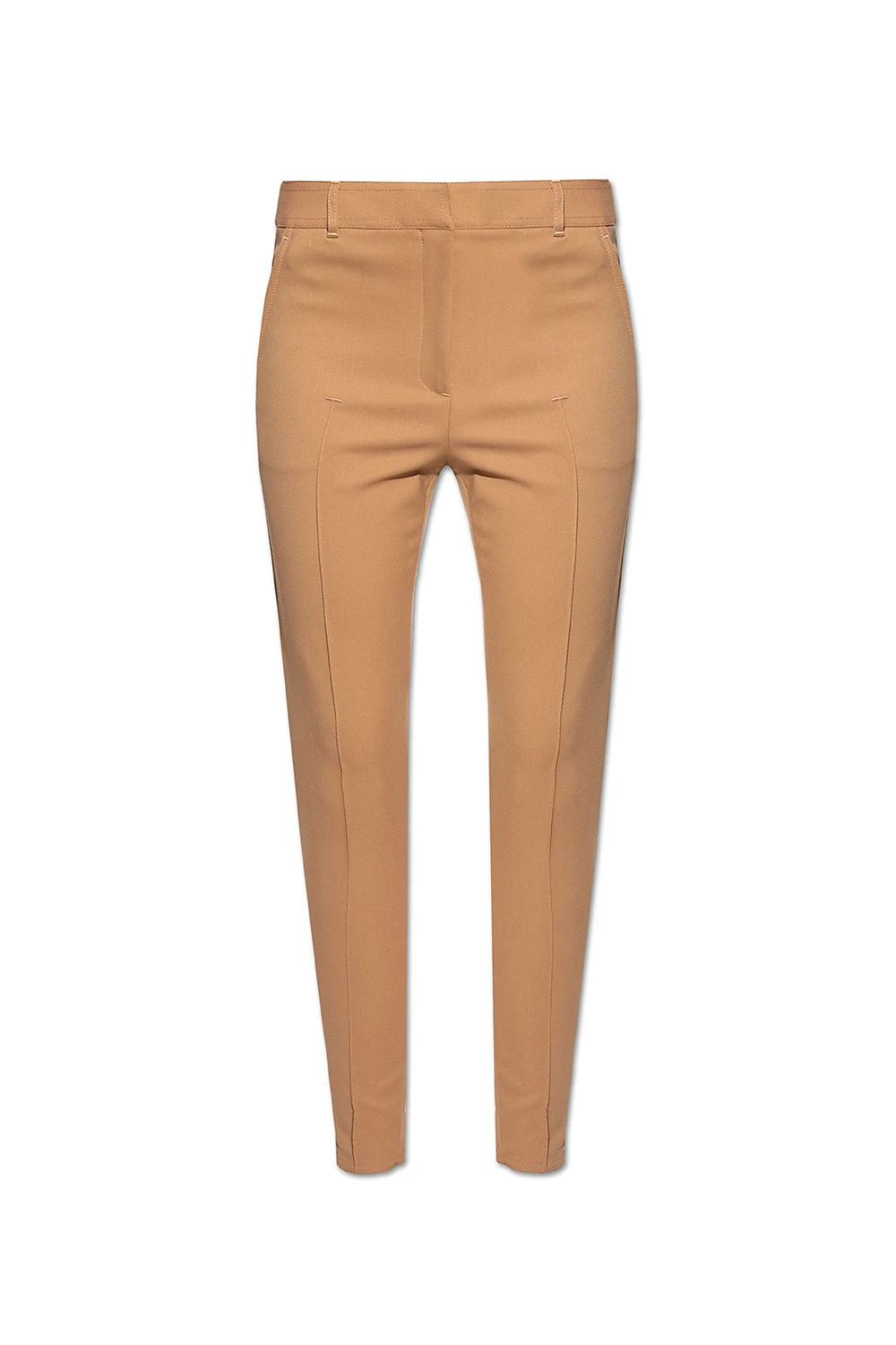 Fitted wool trousers