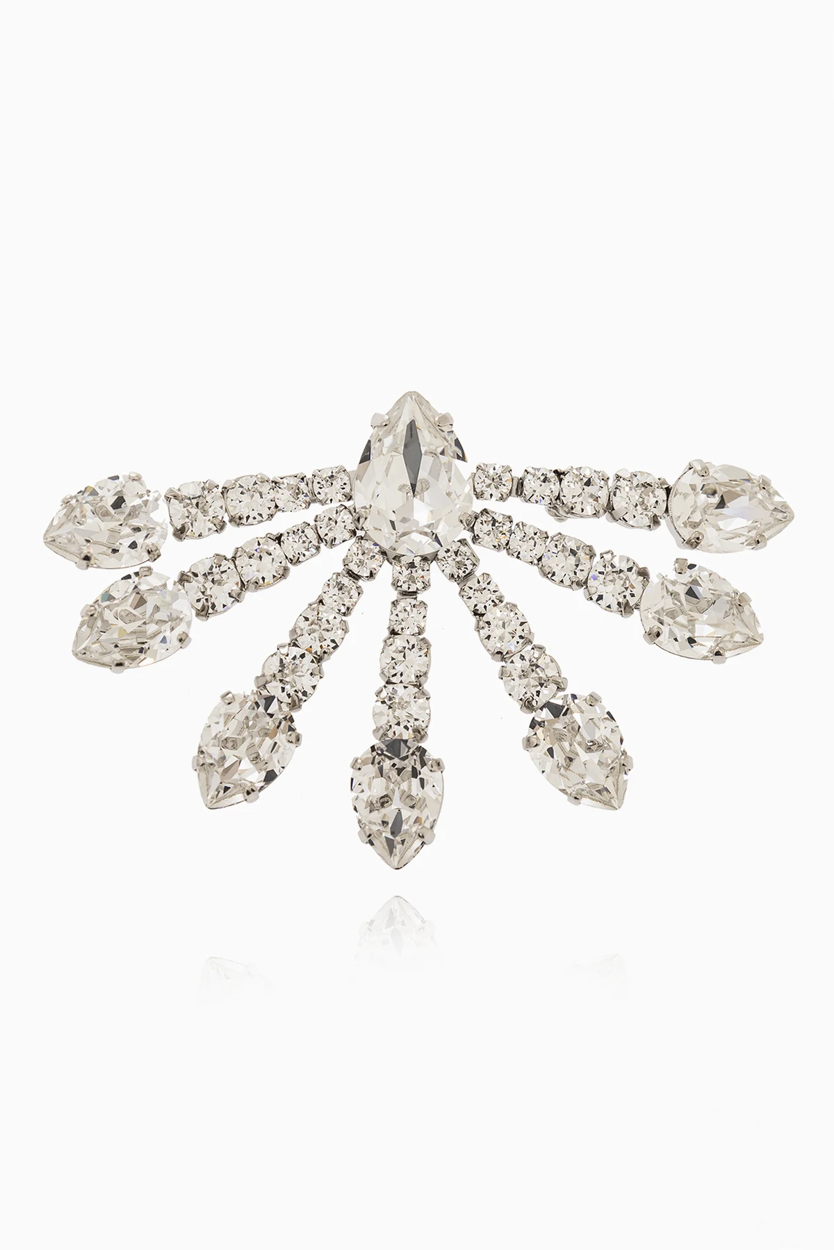 Crystal-embellished brooch