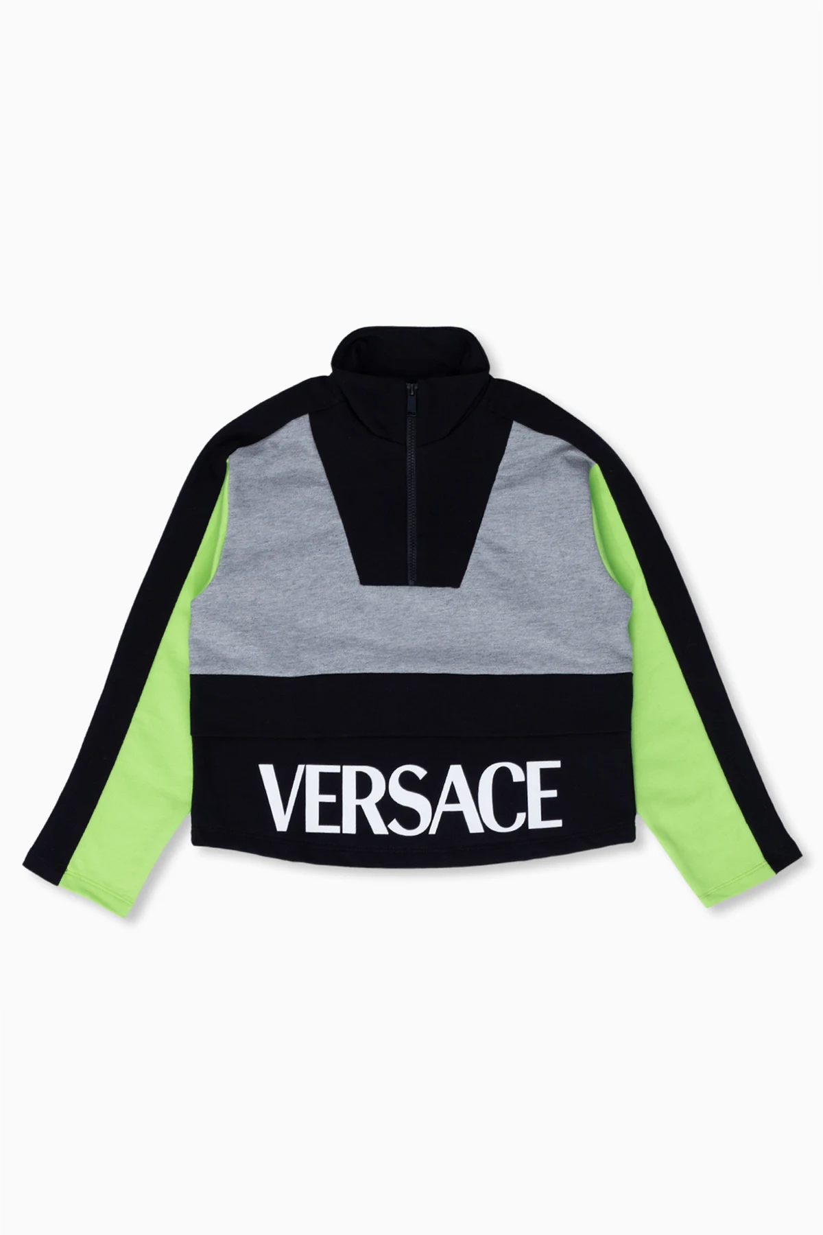 High-neck sweatshirt