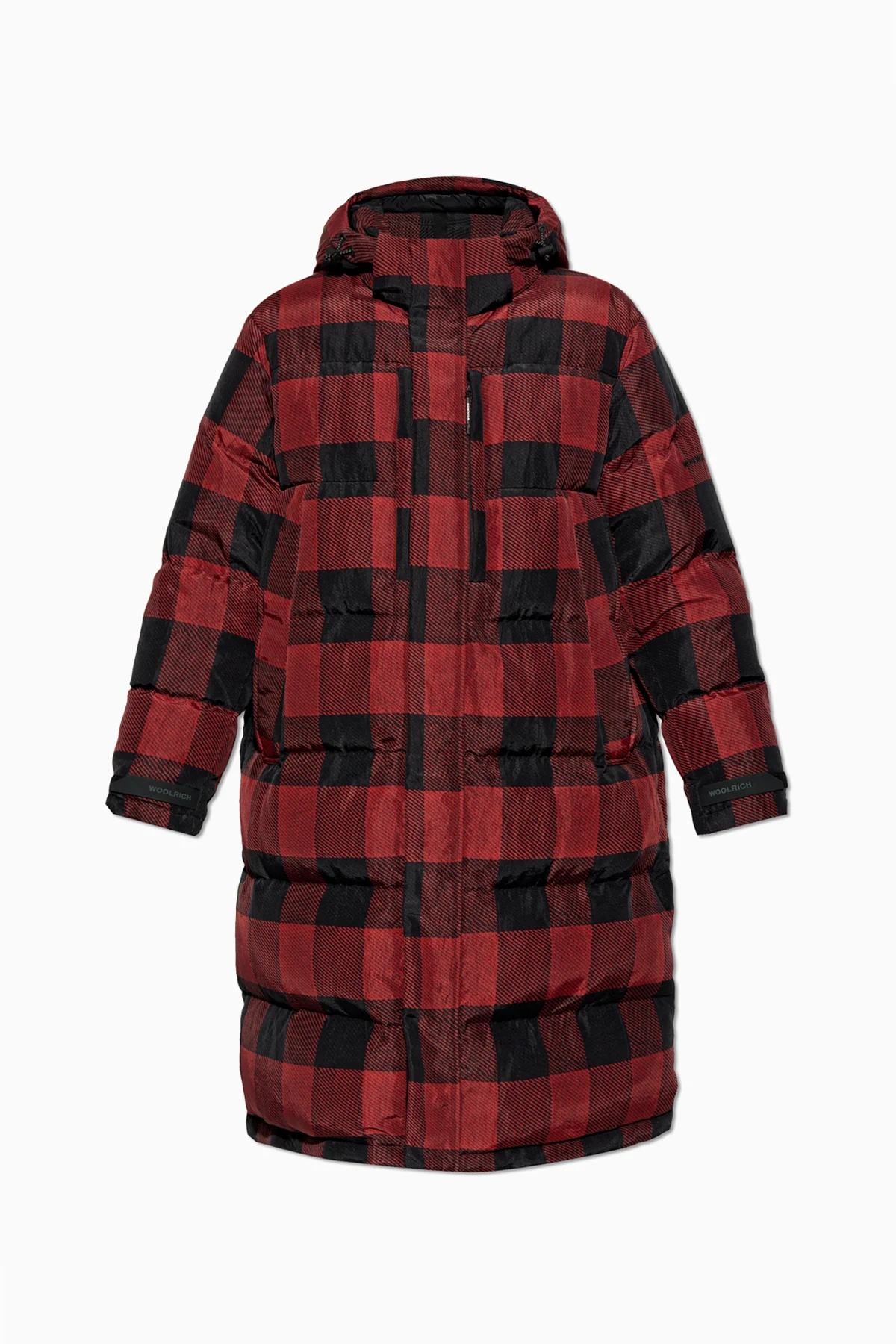 Down jacket with detachable hood