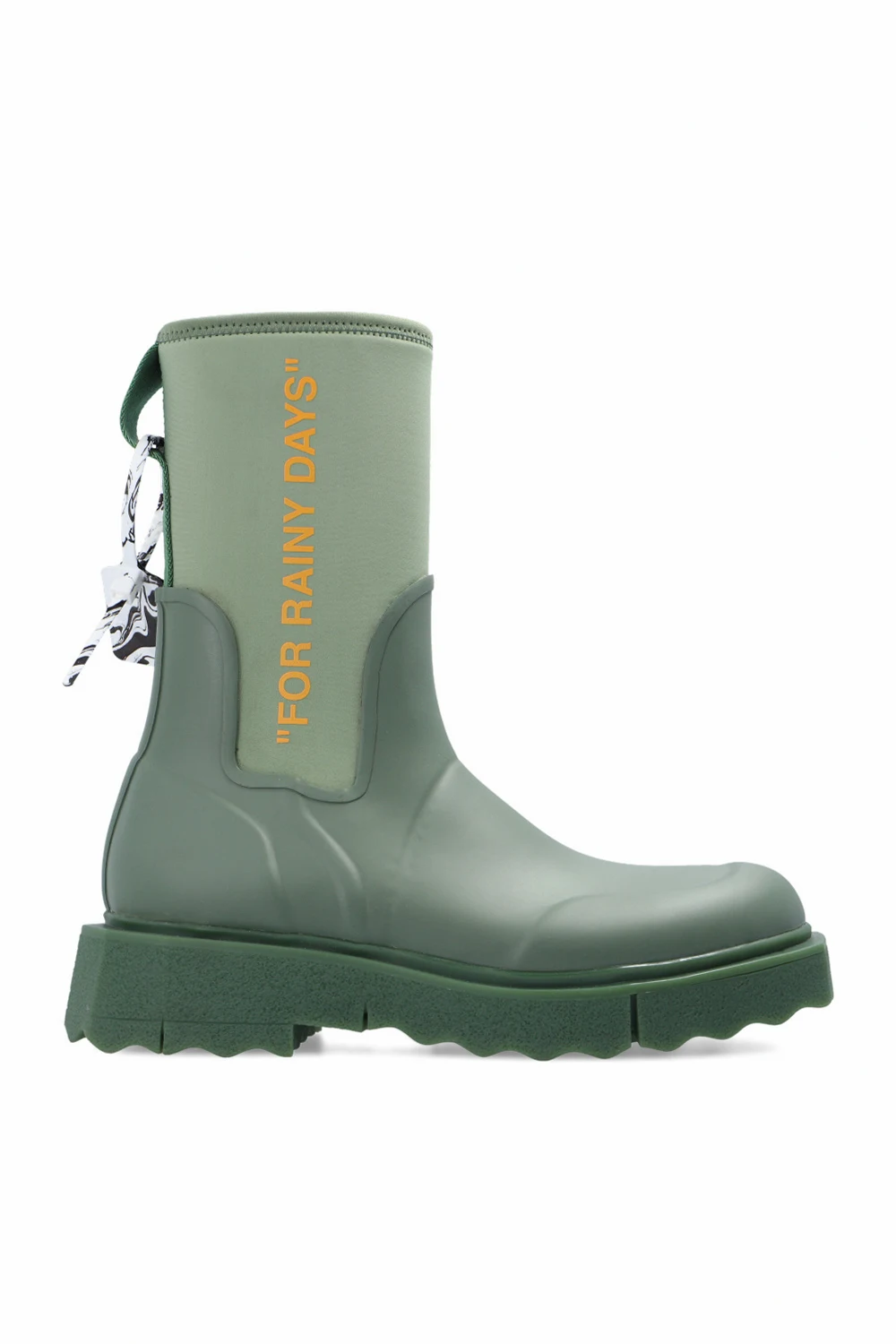 Rain boots with sock