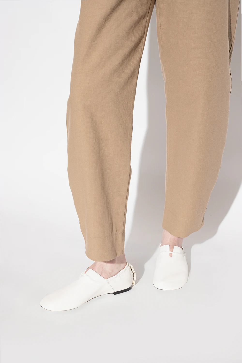 ‘Flamenco’ leather loafers