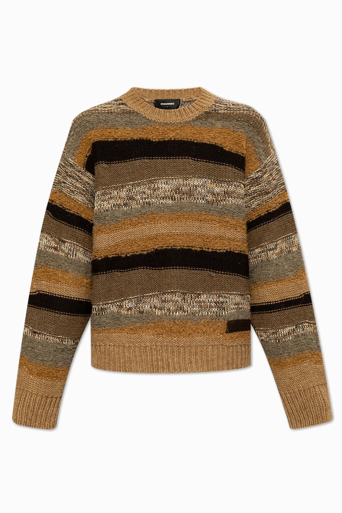 Sweter ze wzorem w pasy