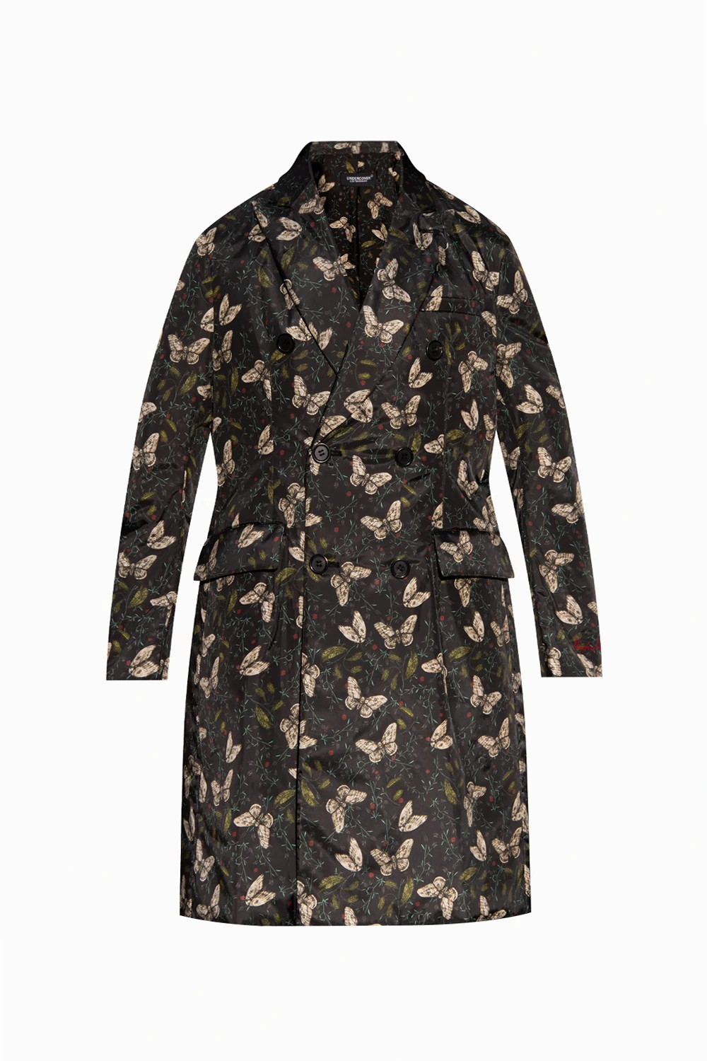 Patterned oversize coat