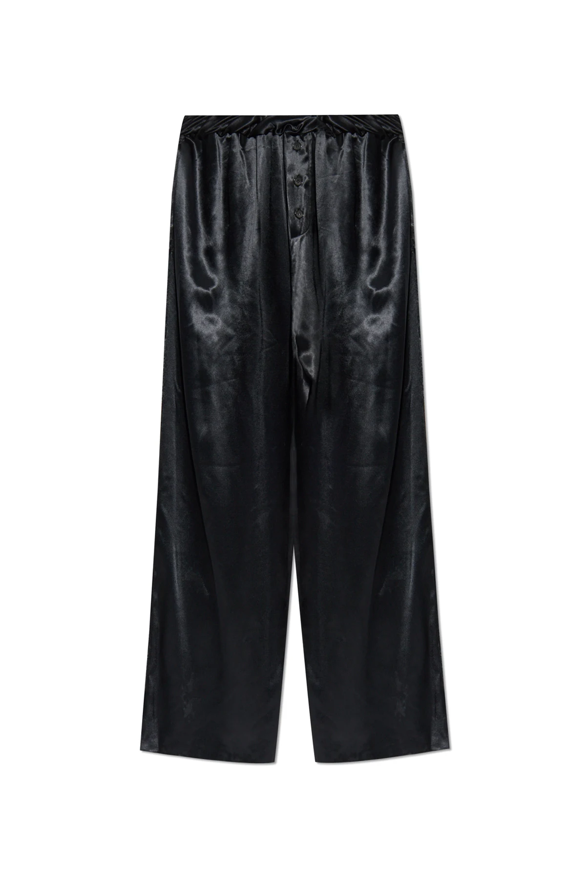 Loose-fitting satin pants