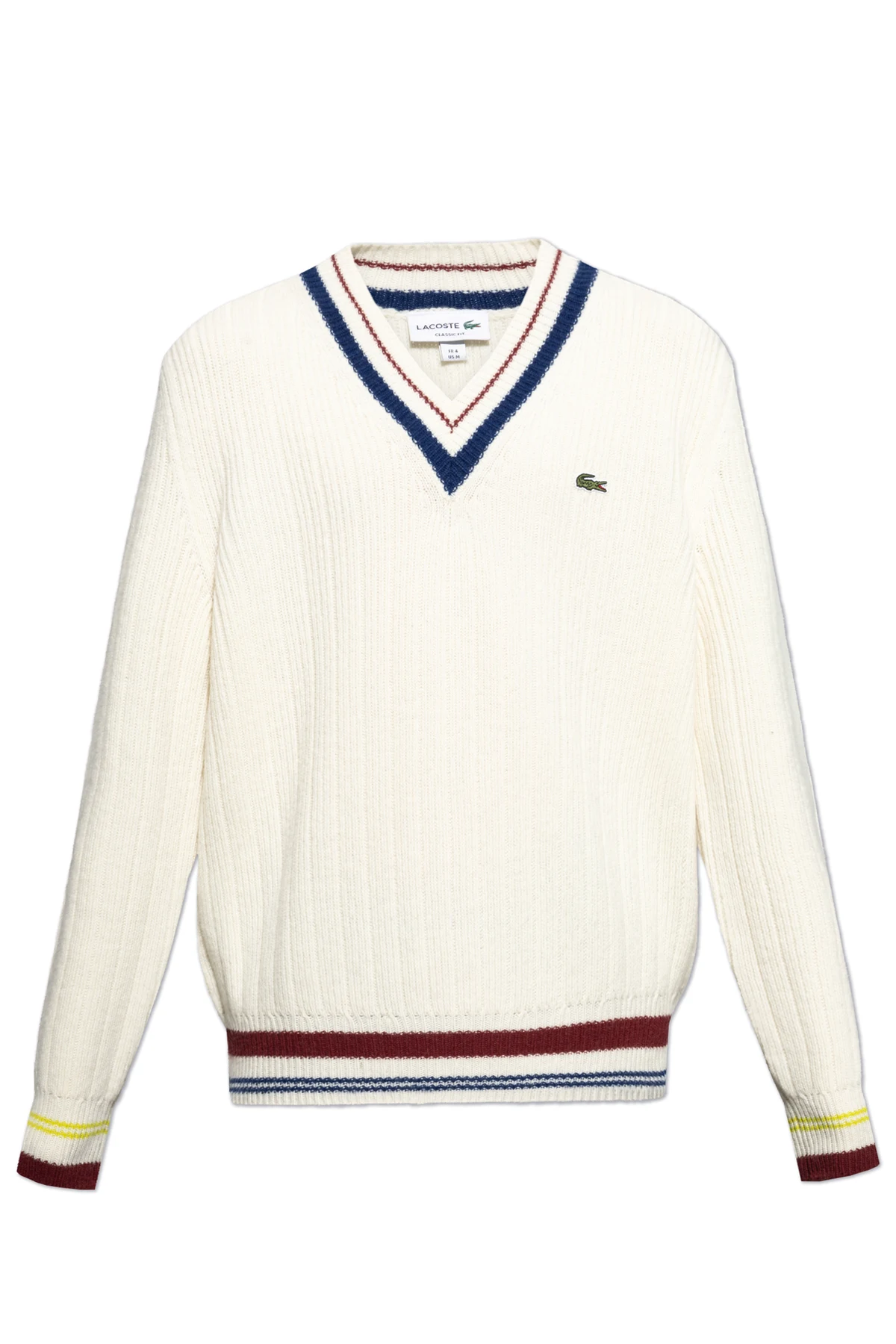 Sweter z dekoltem w serek