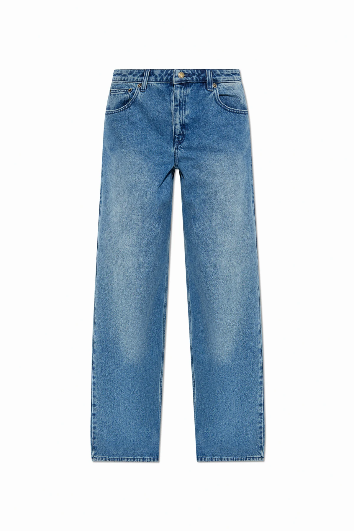 BLUE Wide-leg jeans