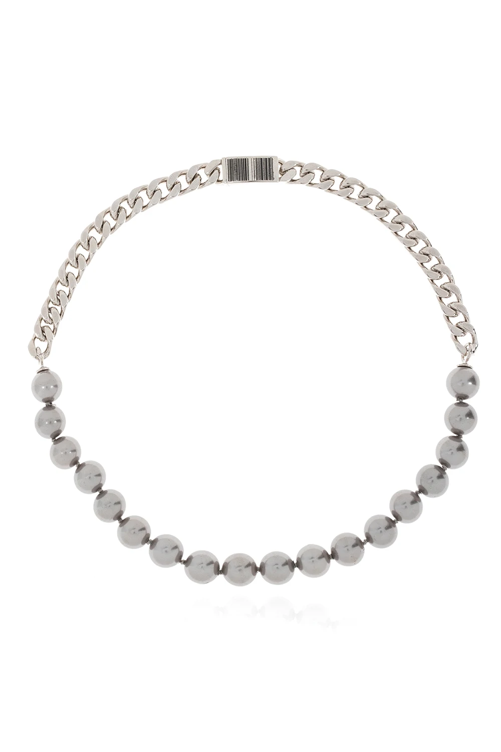 Naszyjnik ze sztucznymi perłami