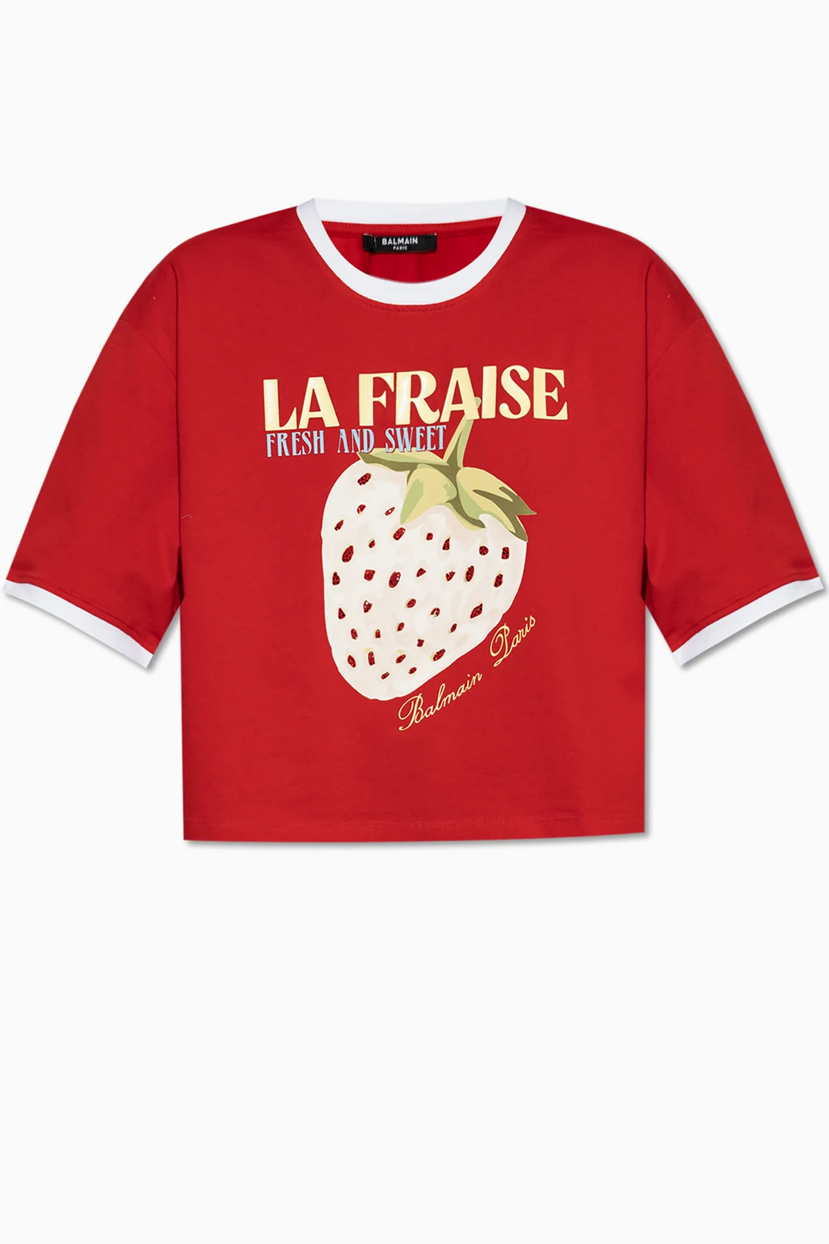 T-Shirt mit glänzenden Applikationen