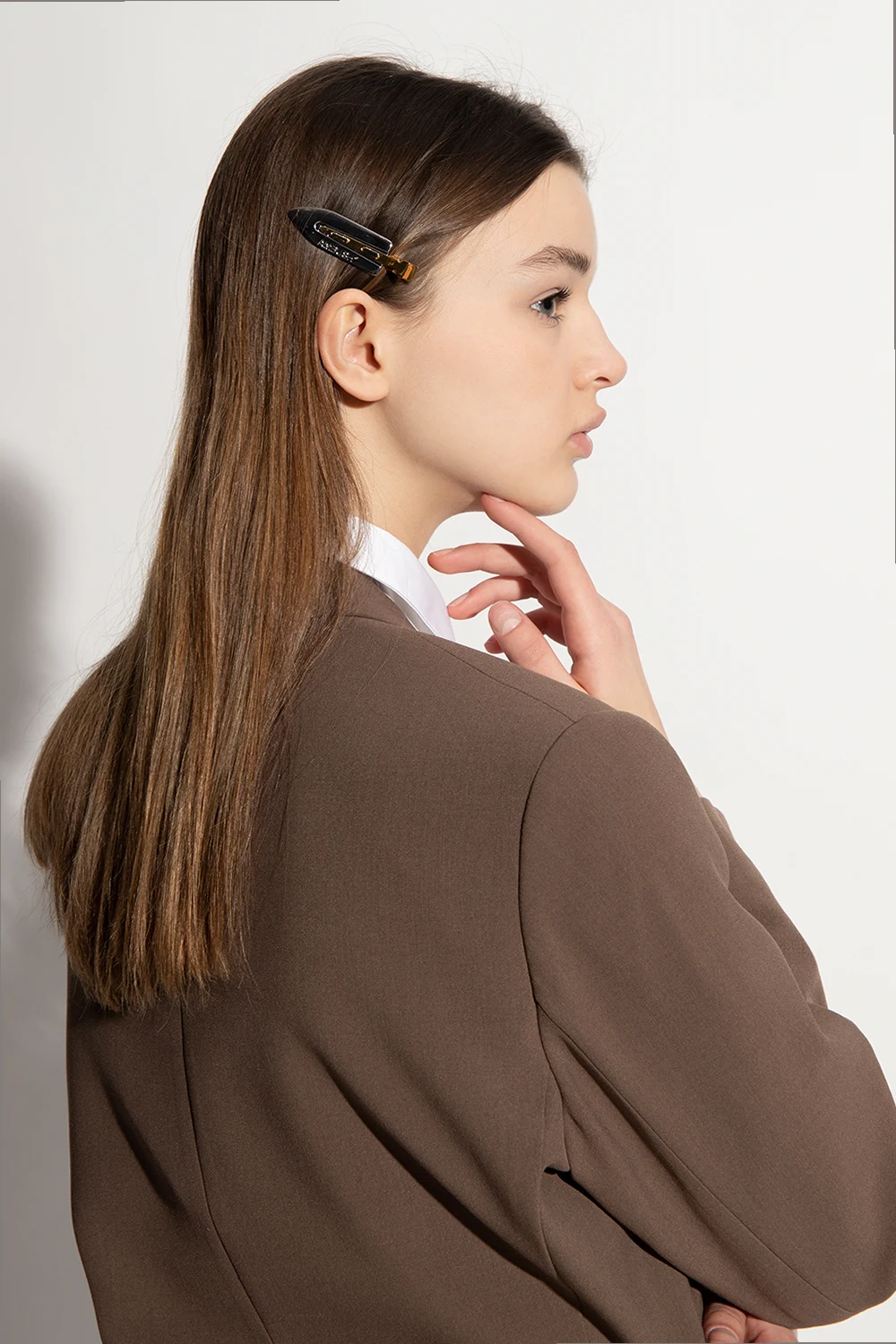 Klips do włosów z logo