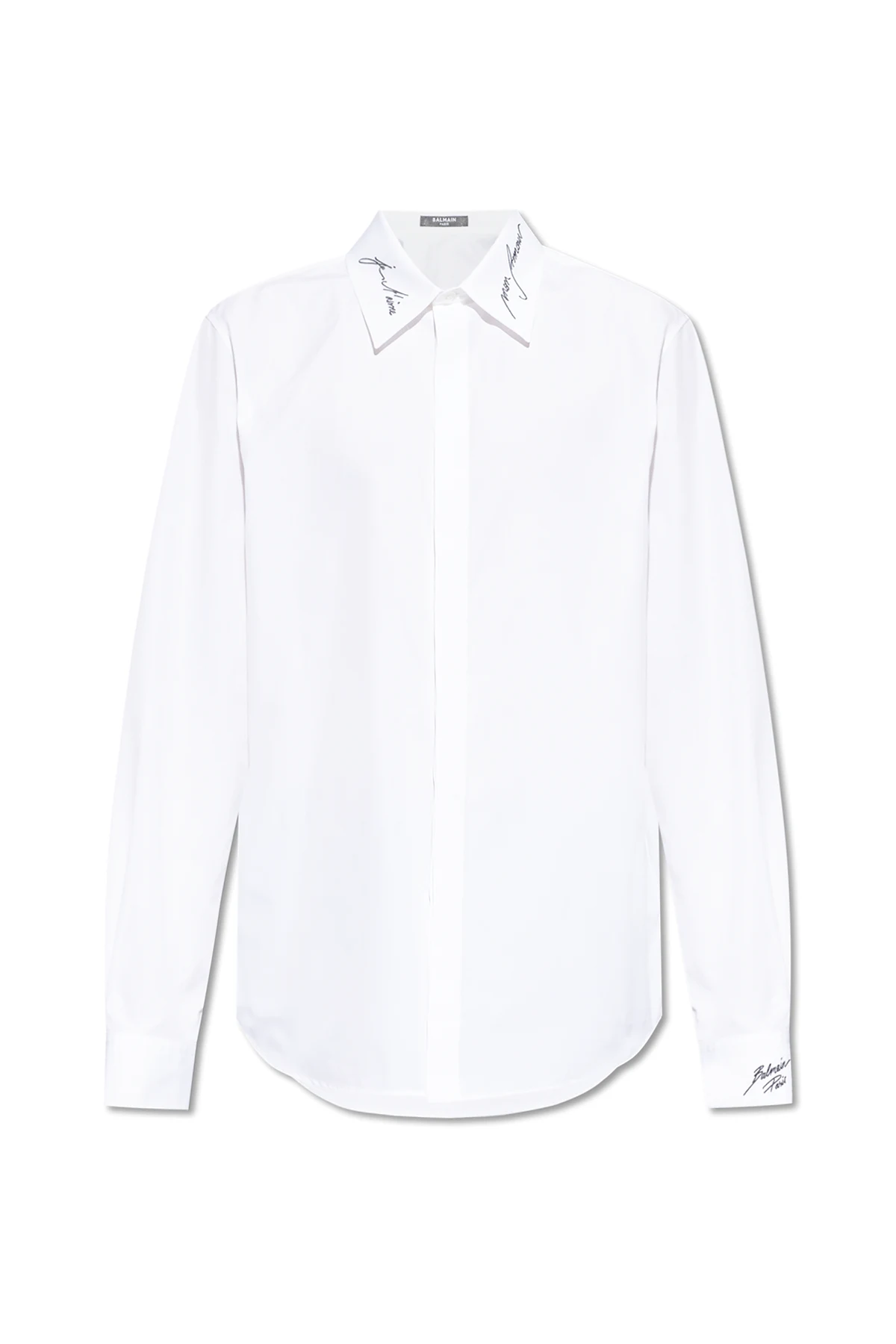 Bawełniana koszula z wyszytym logo