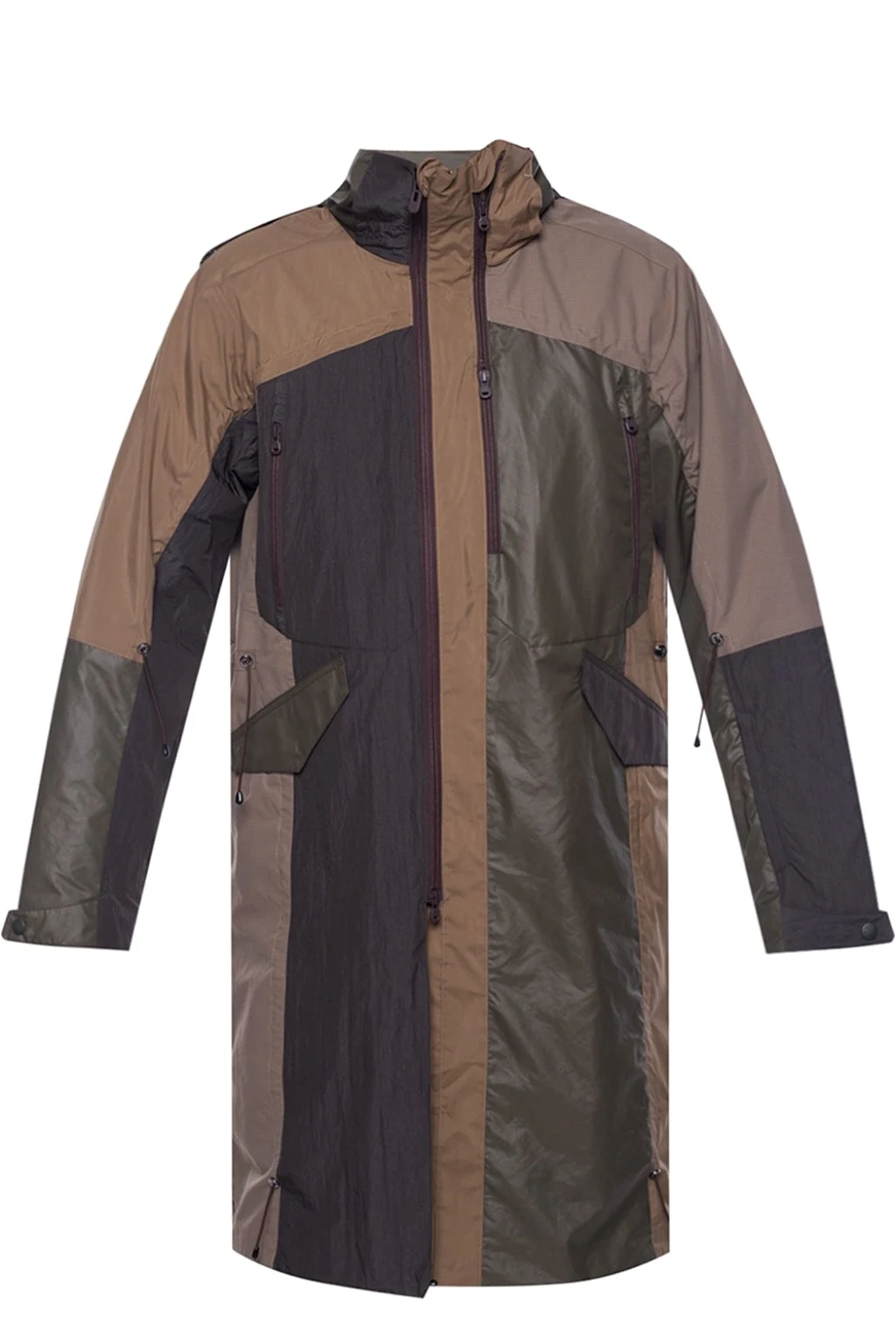 Coat with detachable hood