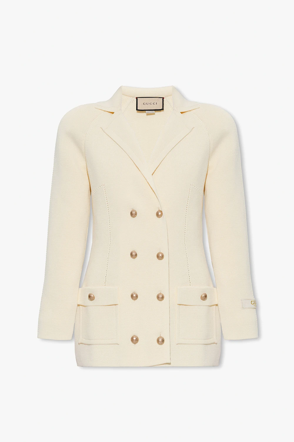 Wool double-breasted blazer