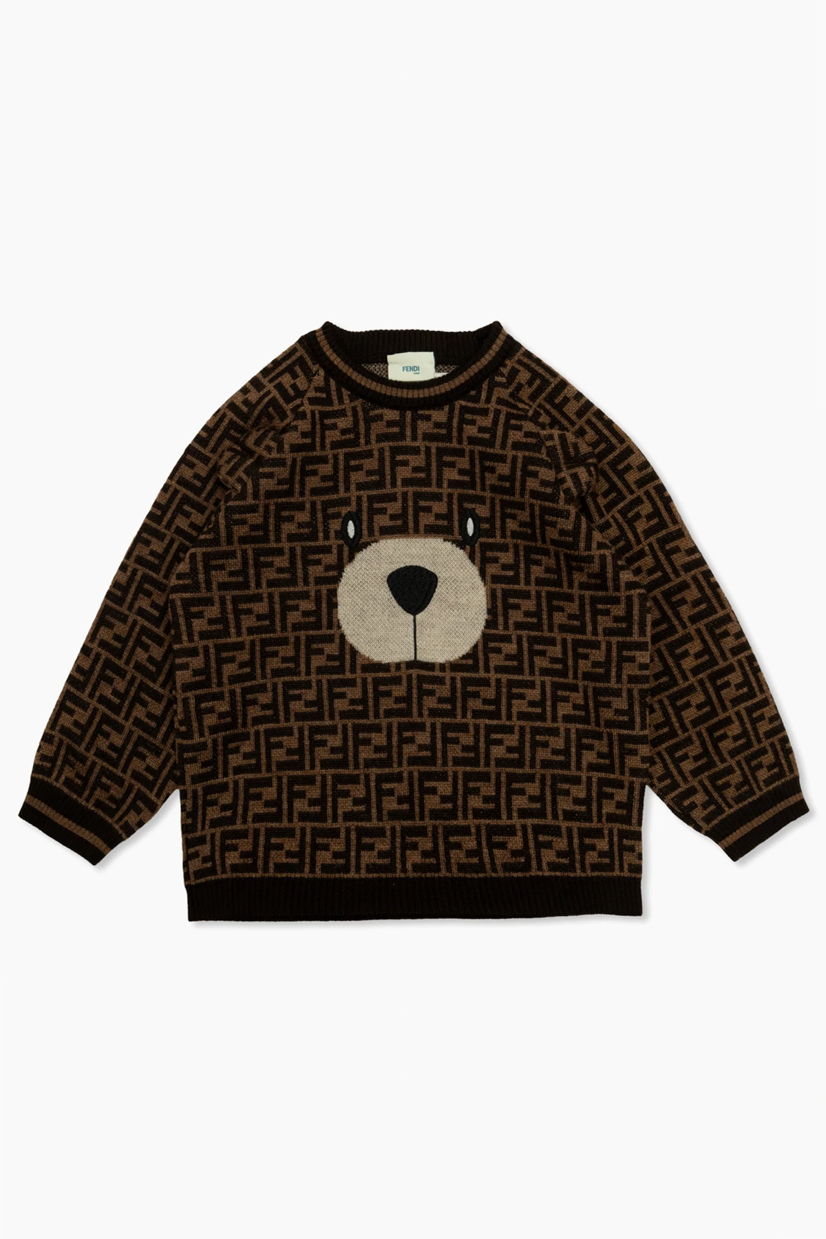 Wollpullover mit Monogramm