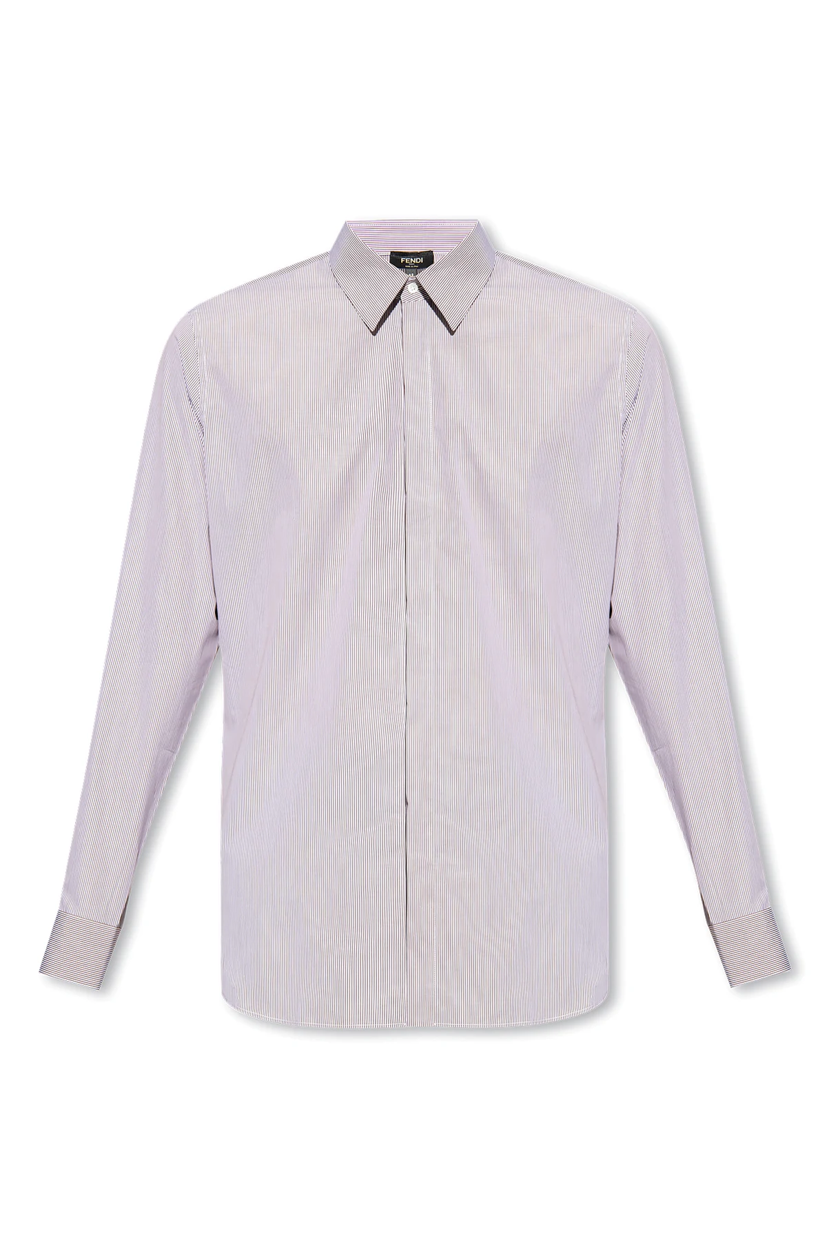 Bawełniana koszula ze wzorem w paski