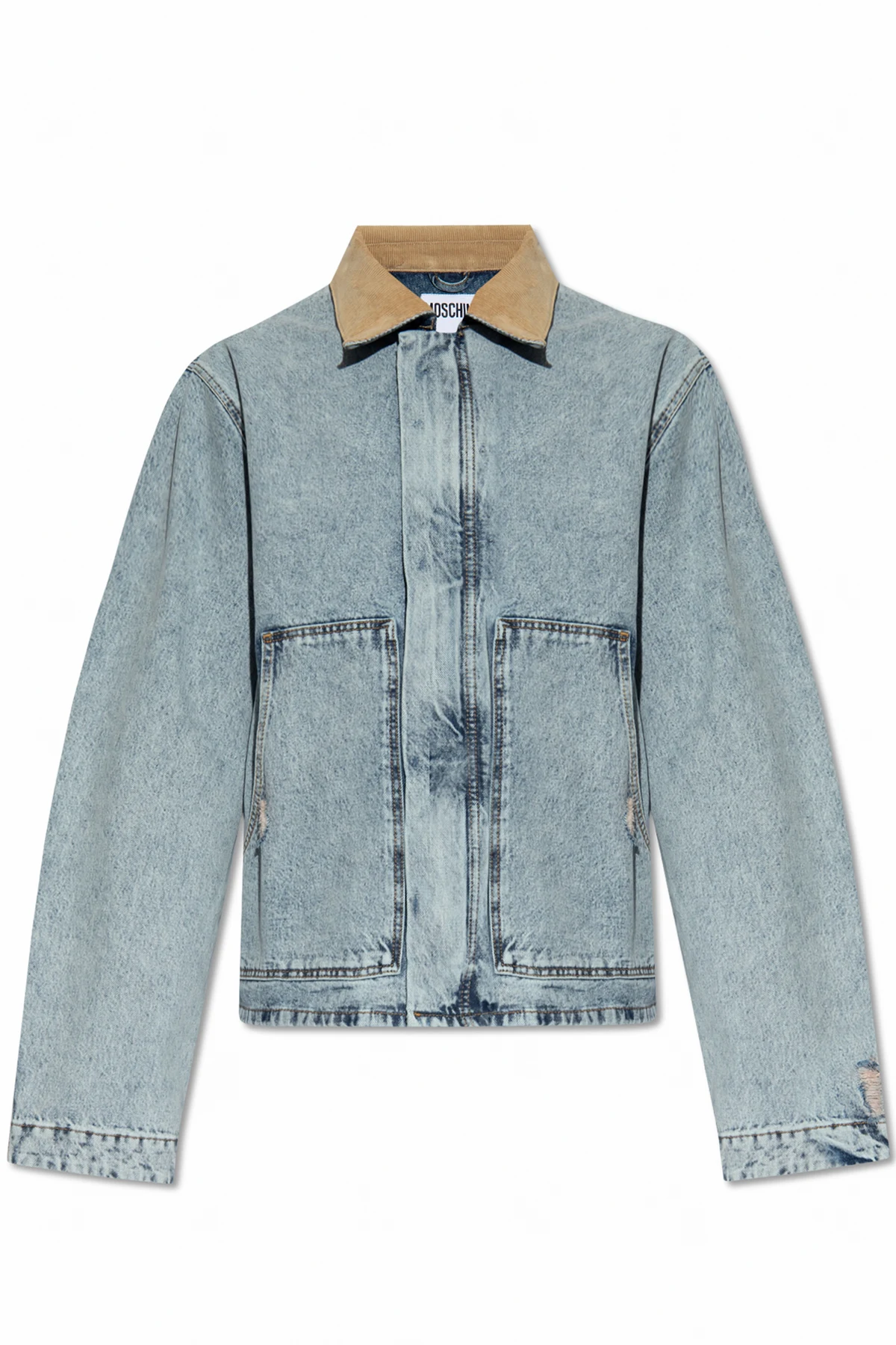 Jeansowa kurtka z efektem ‘vintage’