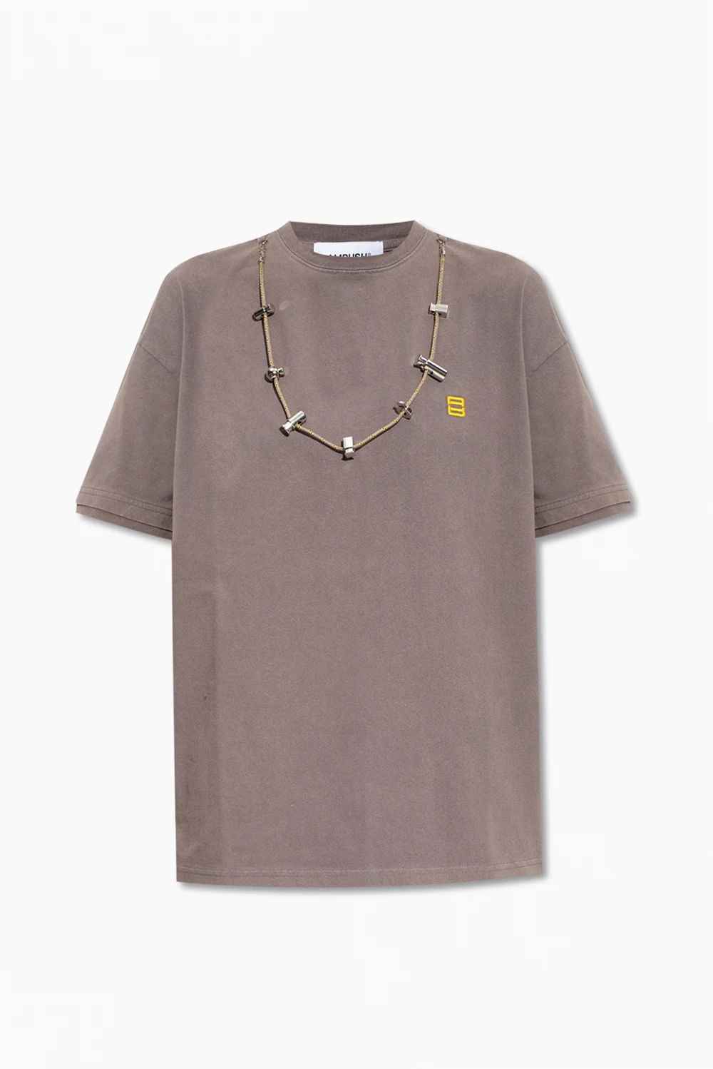 Logo-embroidered T-shirt