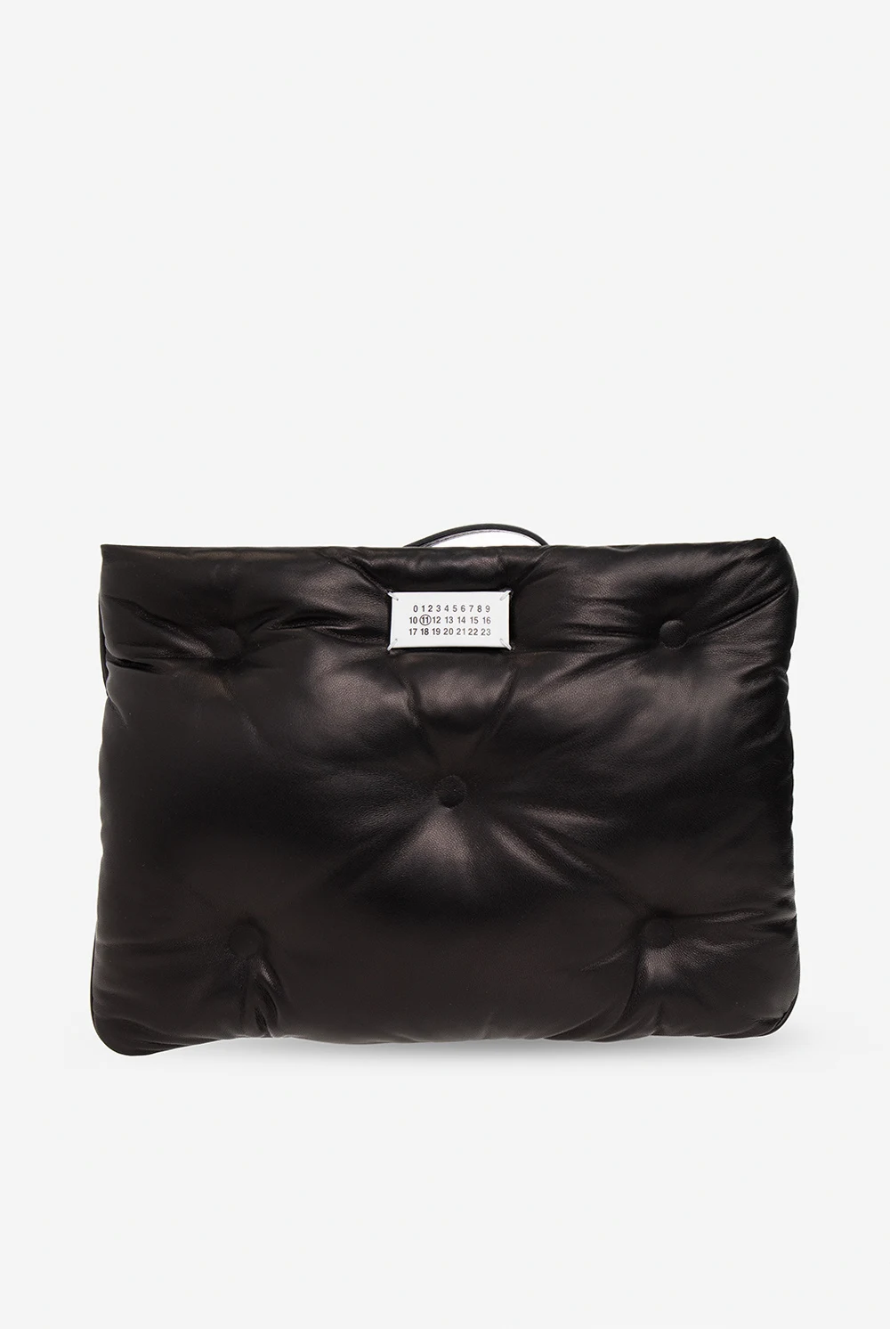 'Glam Slam' clutch with logo