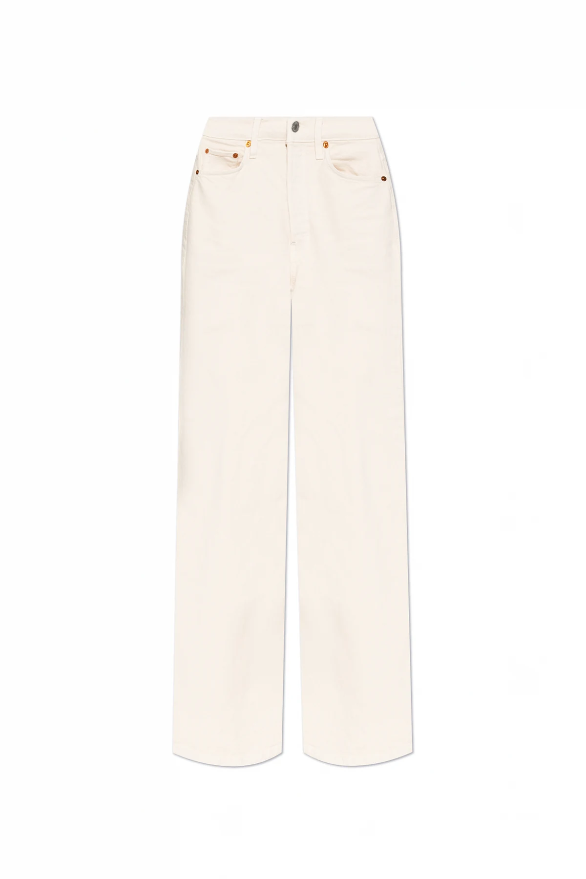 Jeansy z nogawkami o prostym kroju