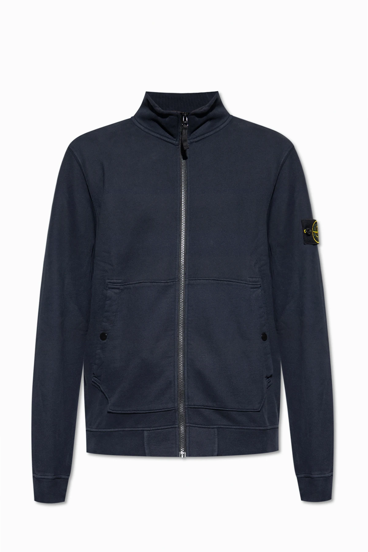 Sweatshirt with a stand collar