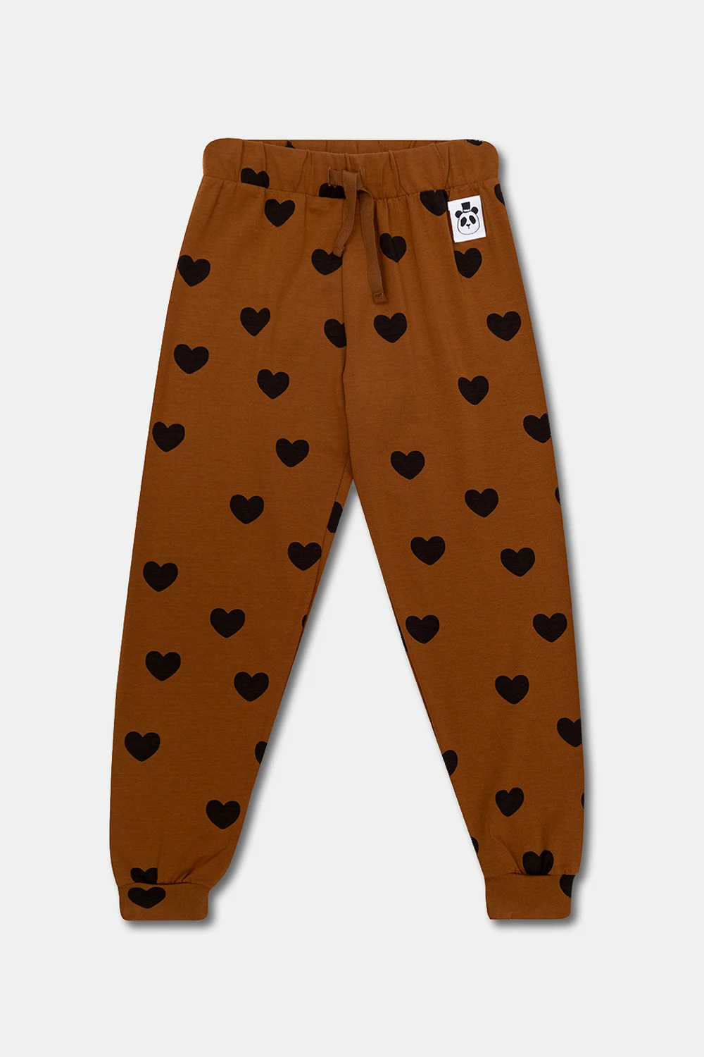 Trousers with hearts print