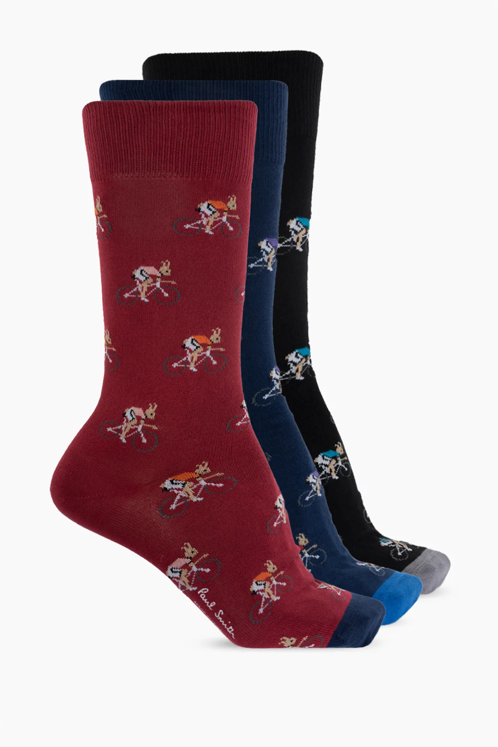 Patterned socks three-pack