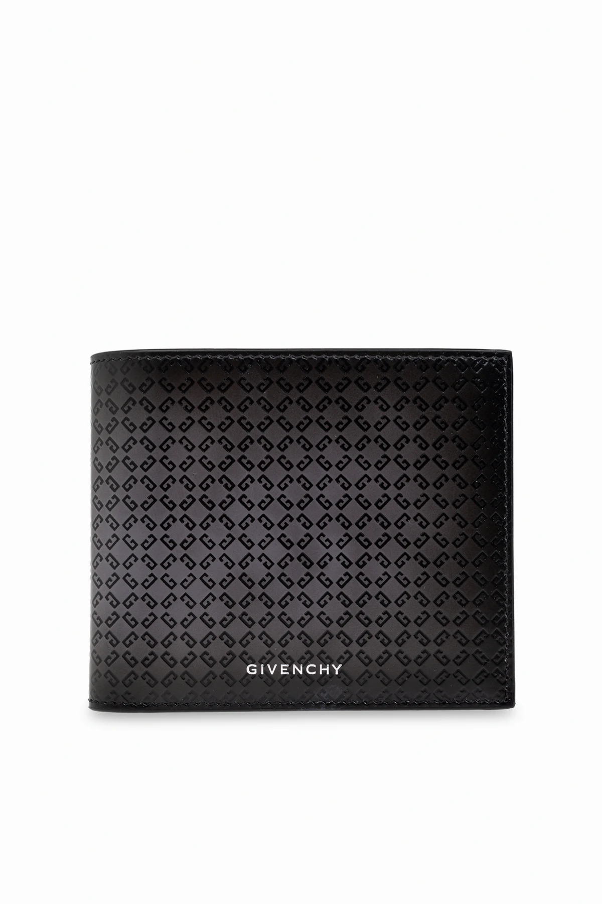 Lederbrieftasche mit Monogramm