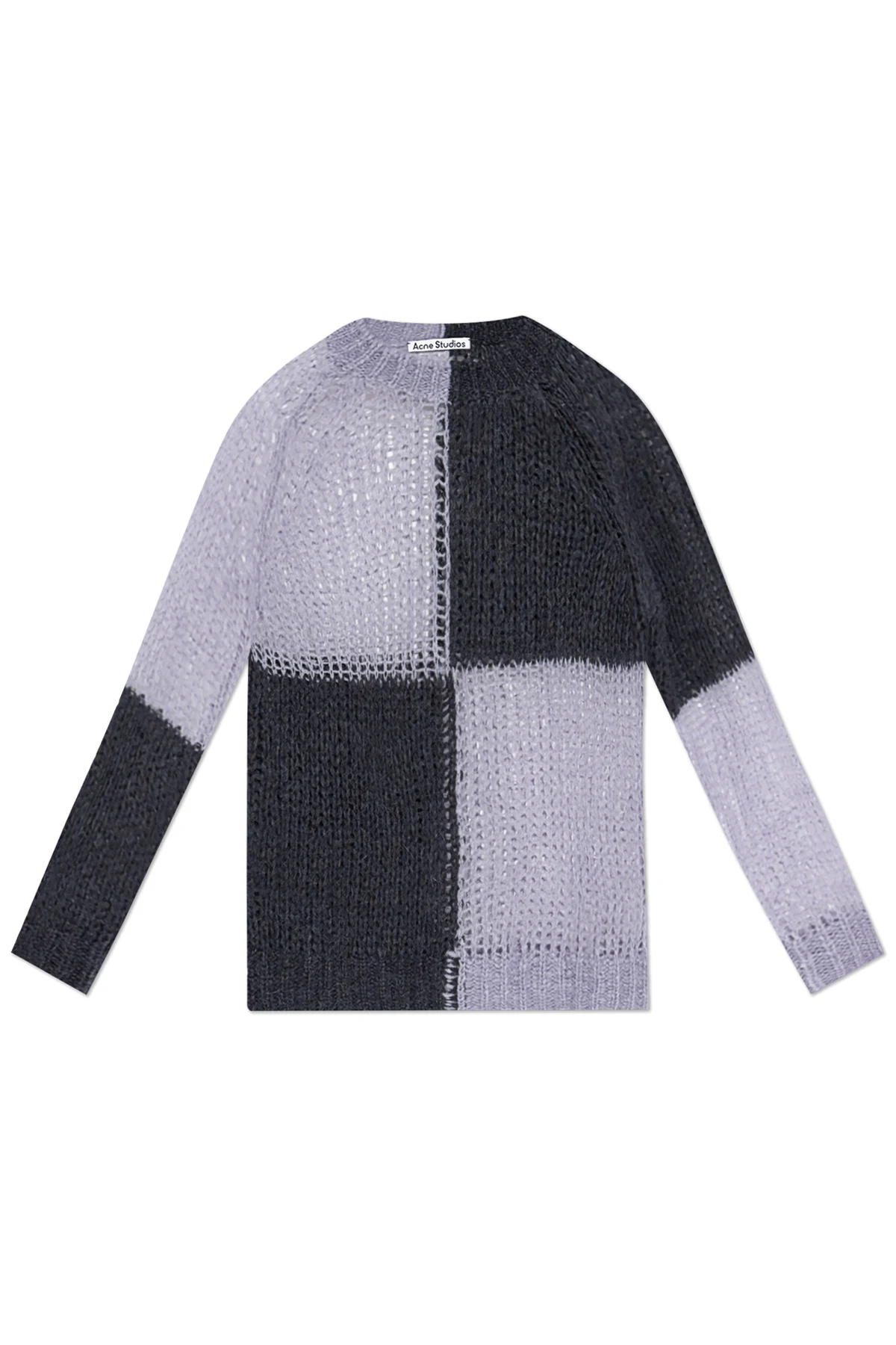 Sweter z wełnianym wykończeniem