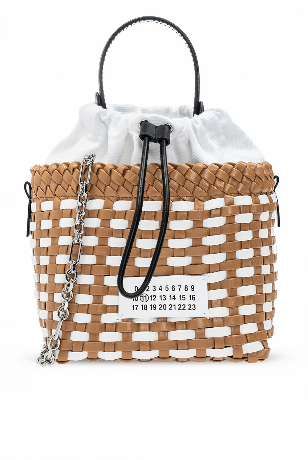 Logo-patched shoulder bag