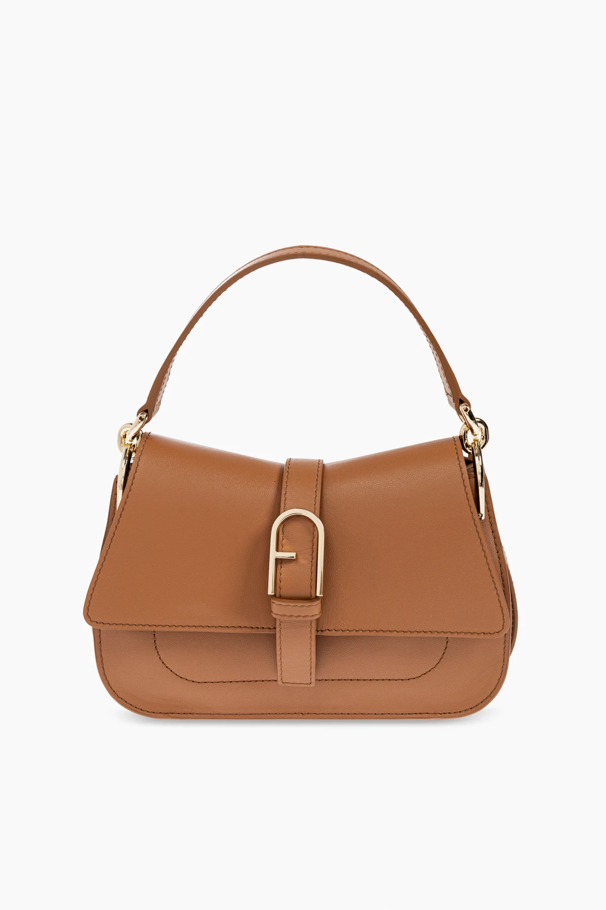 BRĄZOWY Torba do ręki `Flow Mini`