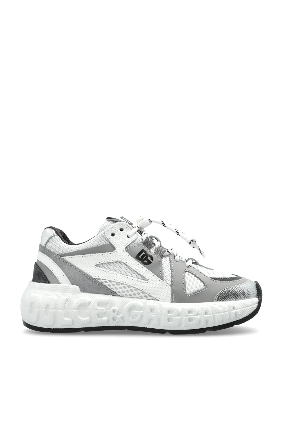 SZARY Buty sportowe z logo