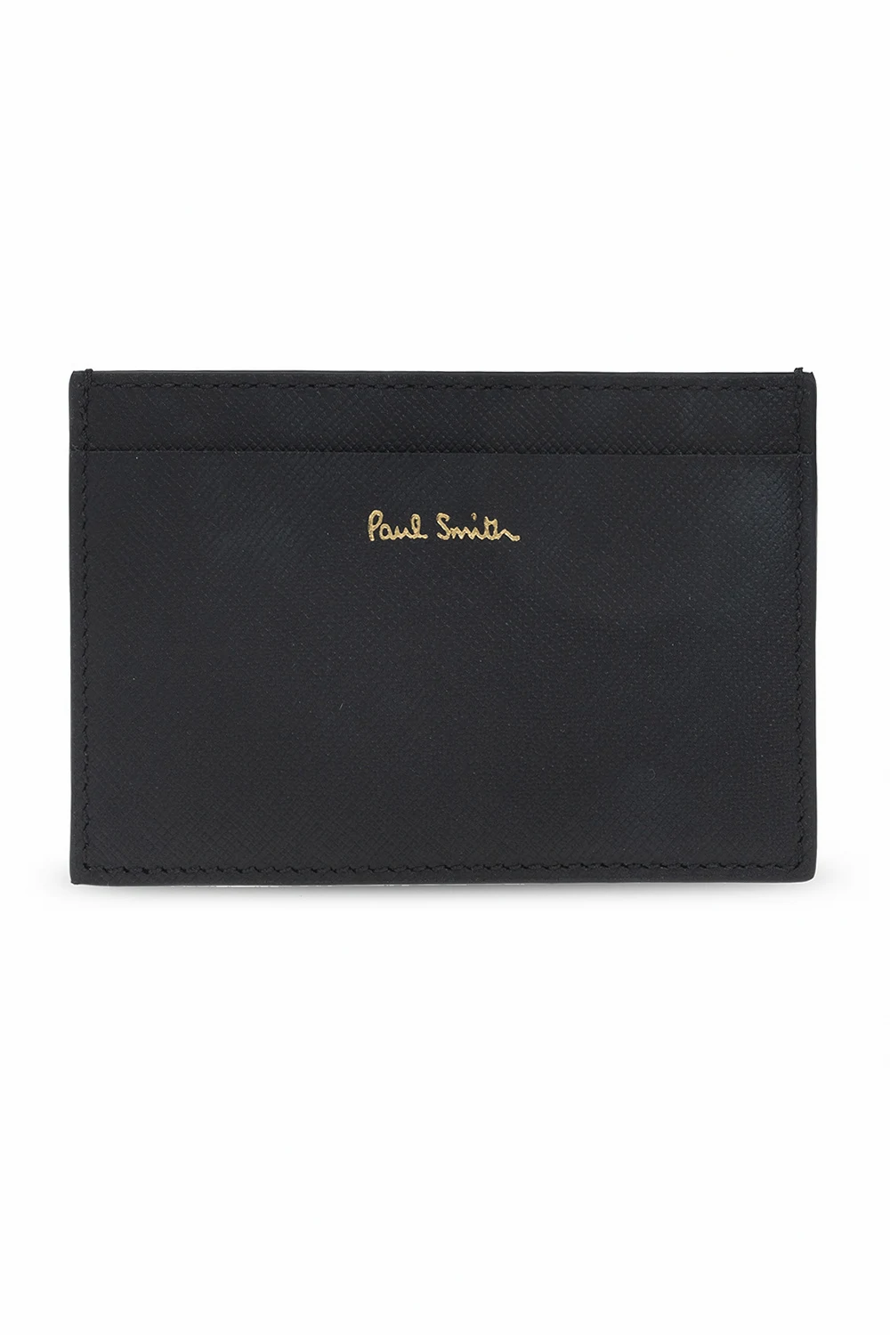 Printed leather card holder