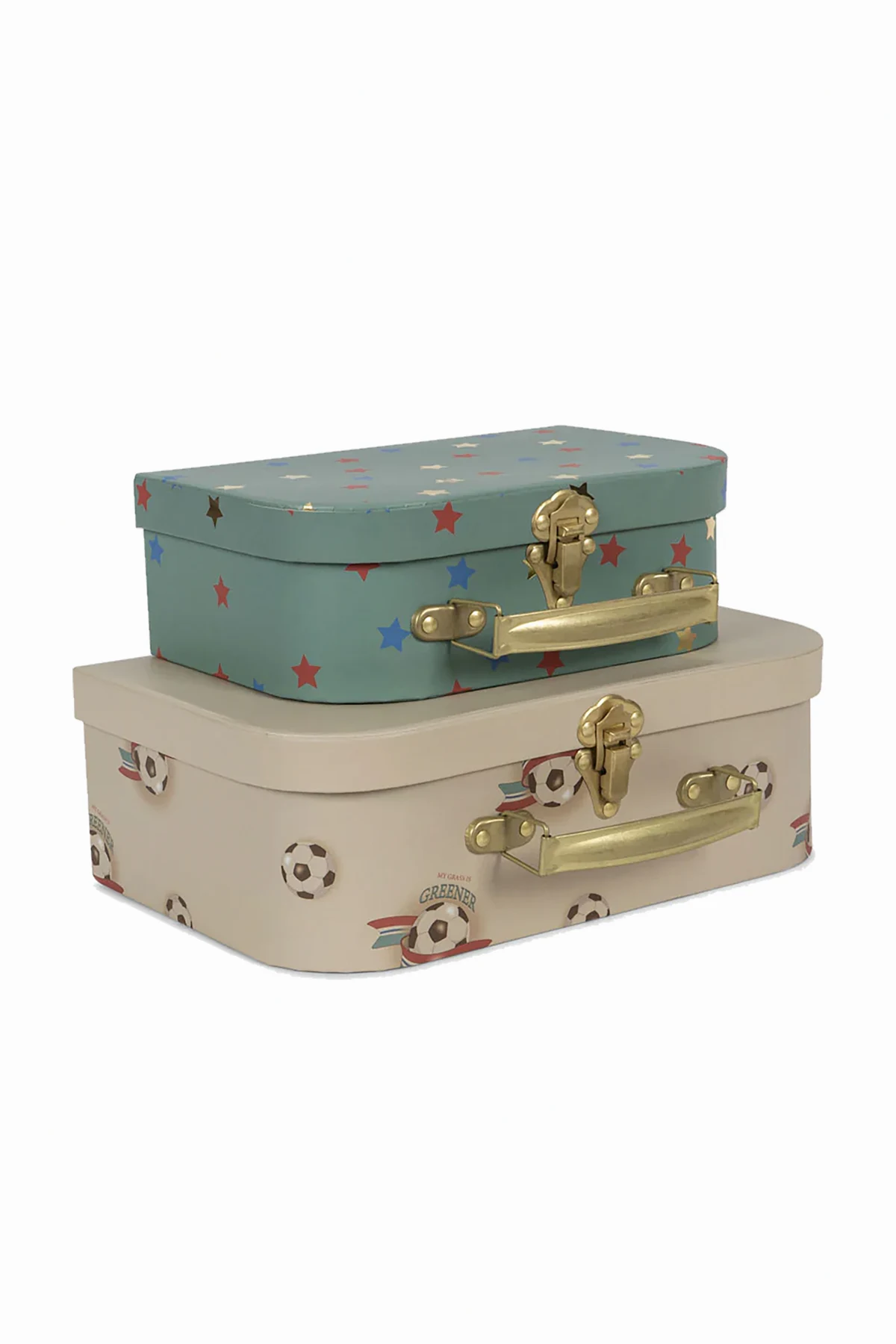 Dwupak tekturowych walizek