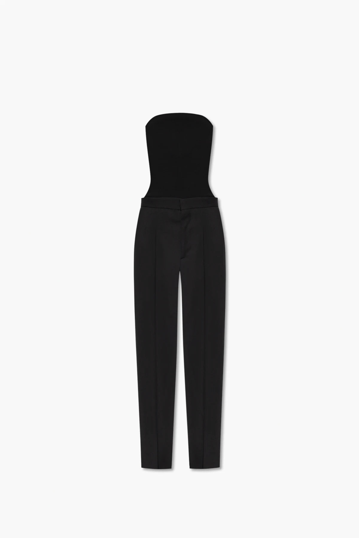 Jumpsuit with exposed shoulders