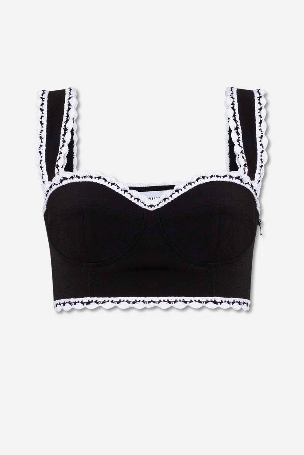 Krótki top na ramiączkach