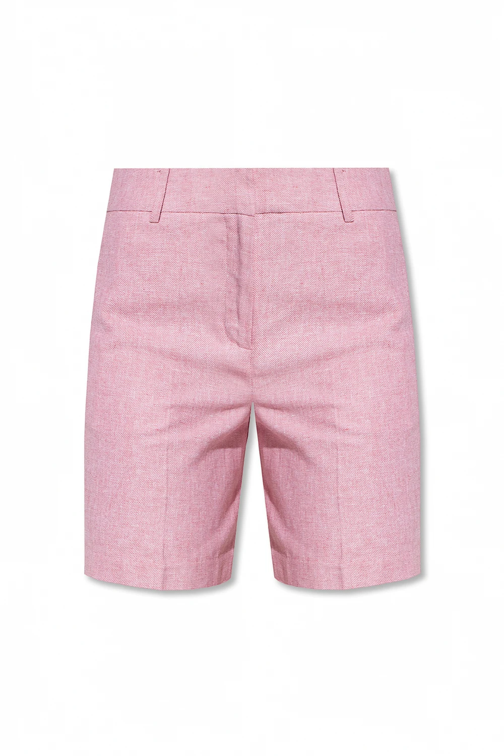 Pleat-front shorts